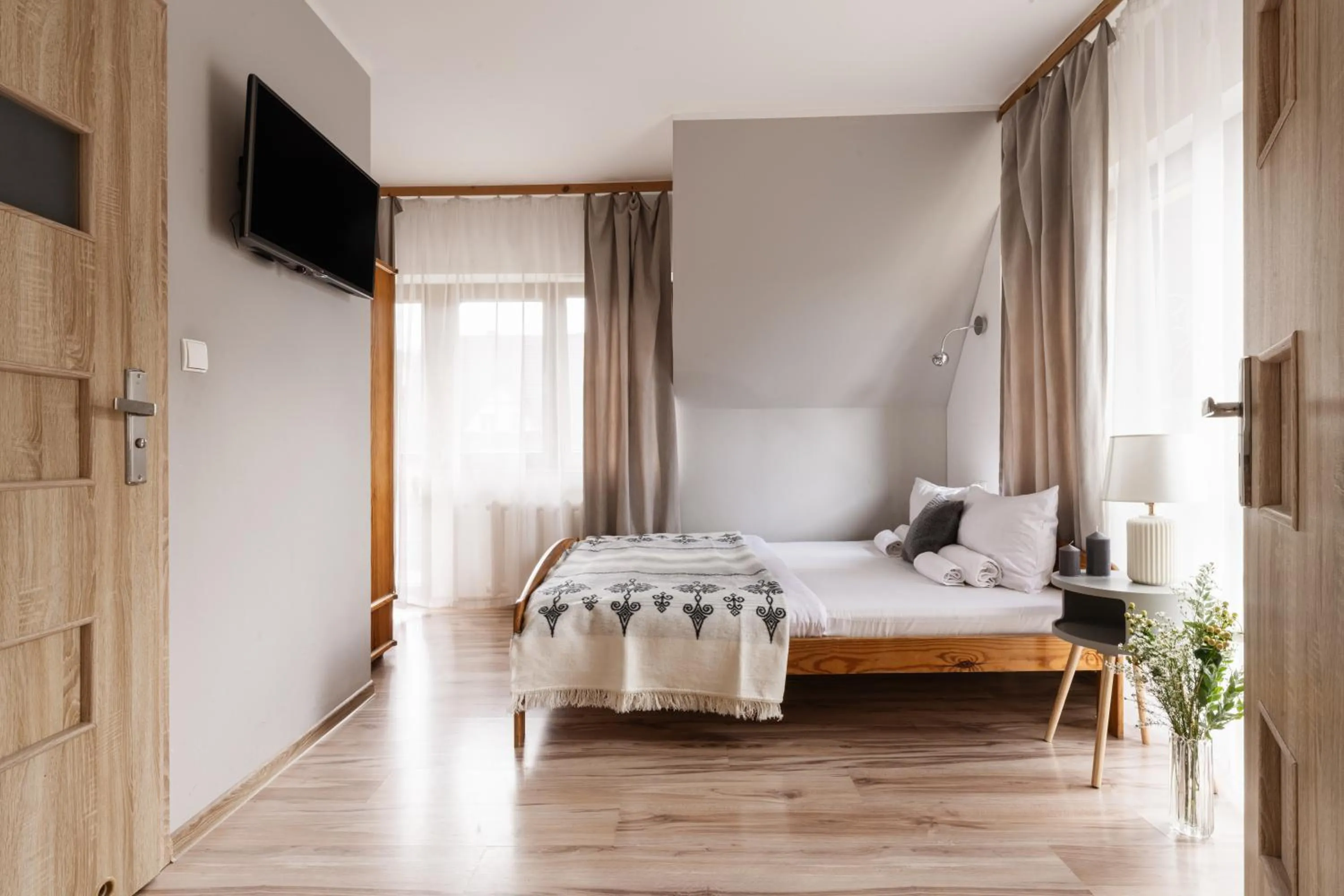 Bed in POKOJE GOŚCINNE WILCZNIK 12