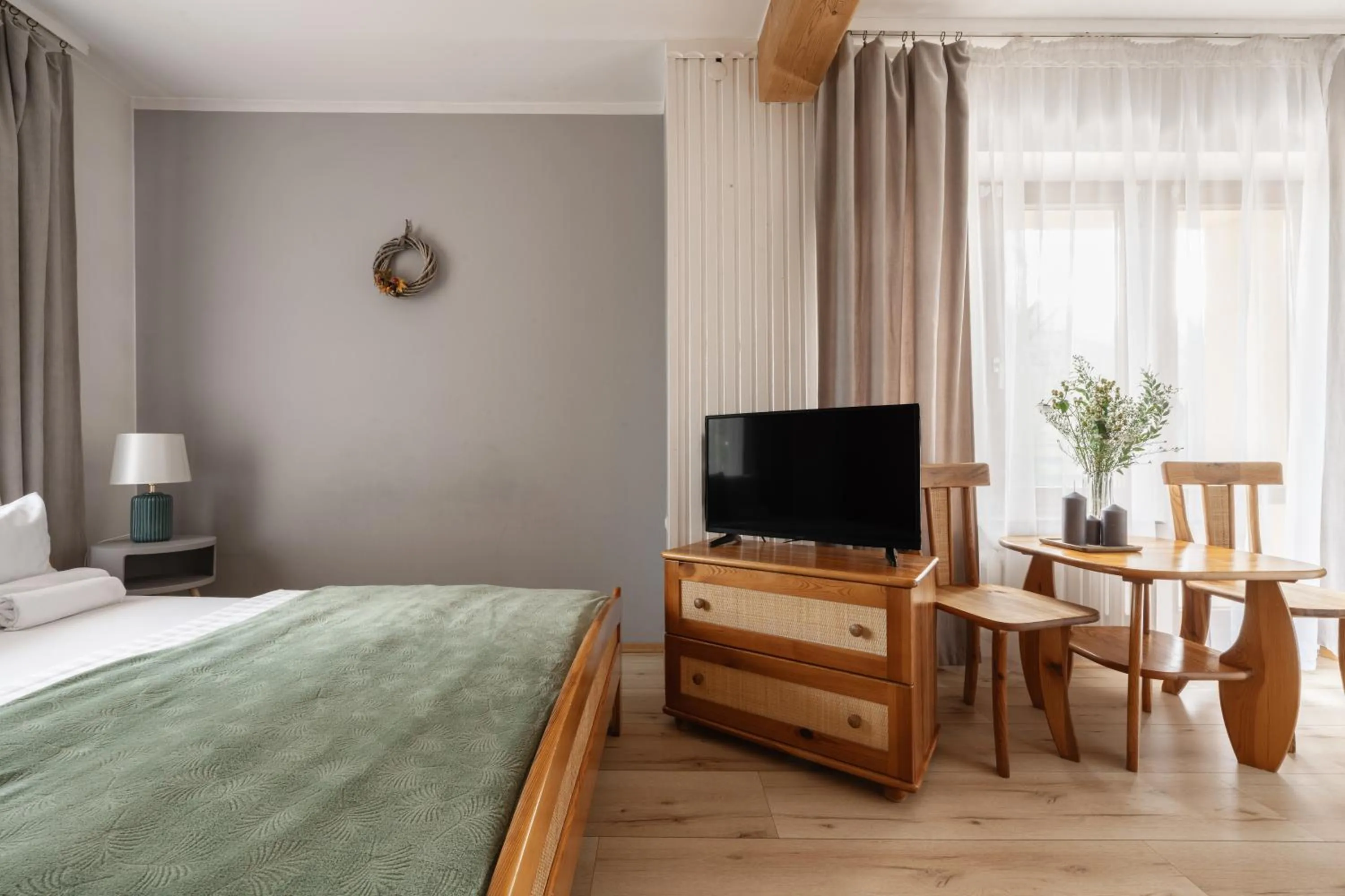 Bed in POKOJE GOŚCINNE WILCZNIK 12