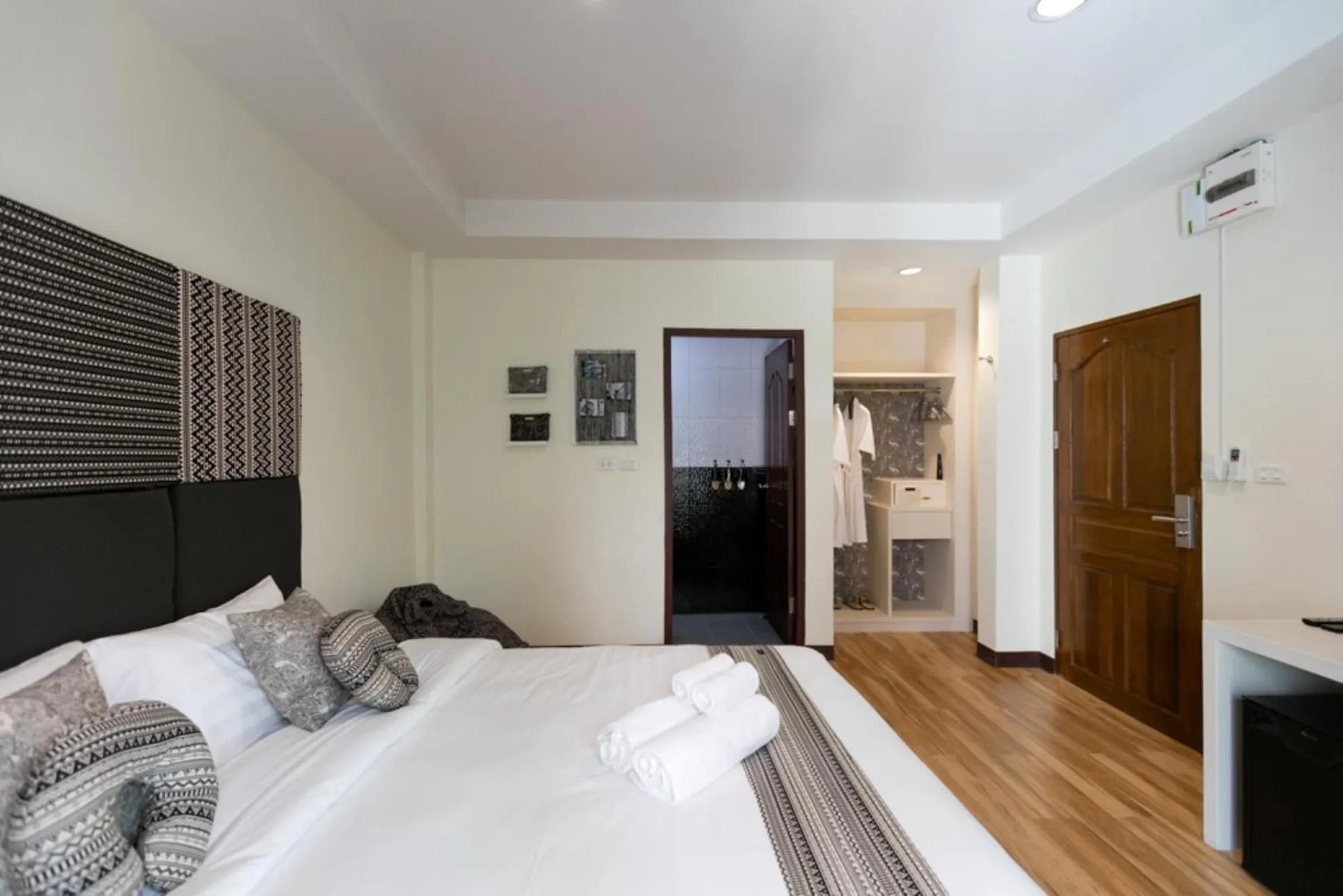 Bed in Bangkok River Loka Hotel