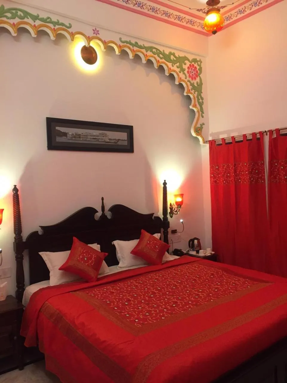 Bedroom, Bed in Karohi Haveli - A Heritage Hotel