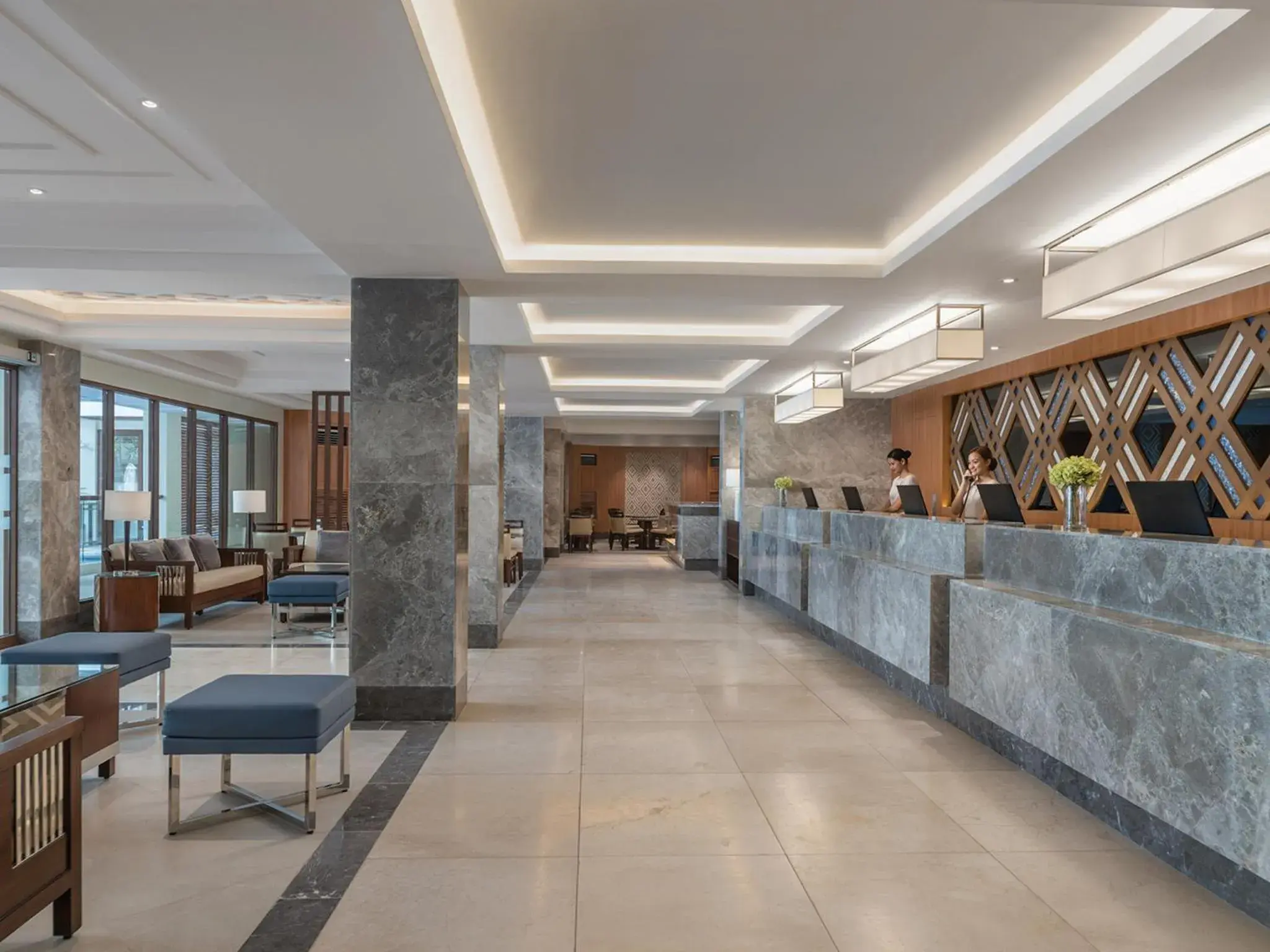 Lobby or reception in Henann Palm Beach Resort Lobby or reception in Henann Palm Beach Resort