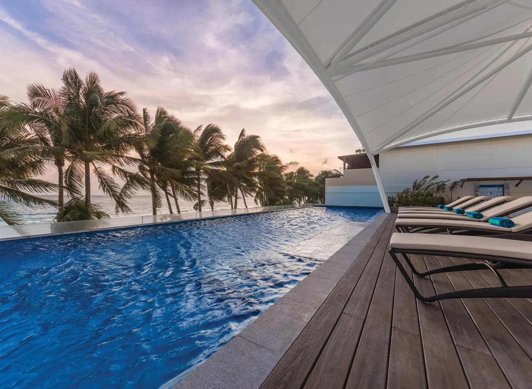 Pool view in Henann Palm Beach Resort Pool view in Henann Palm Beach Resort