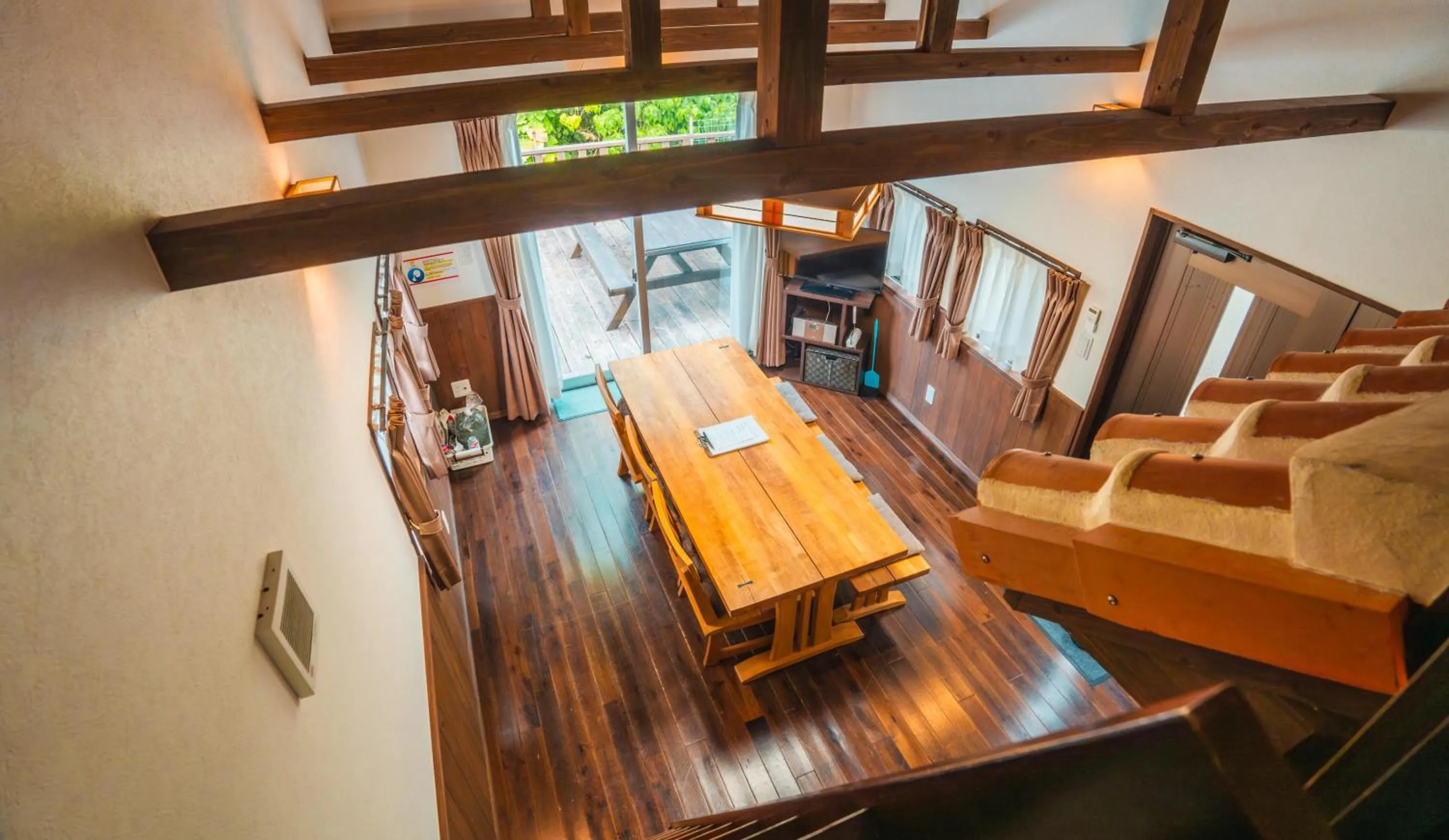 Living room in Scallop Beach Condominium