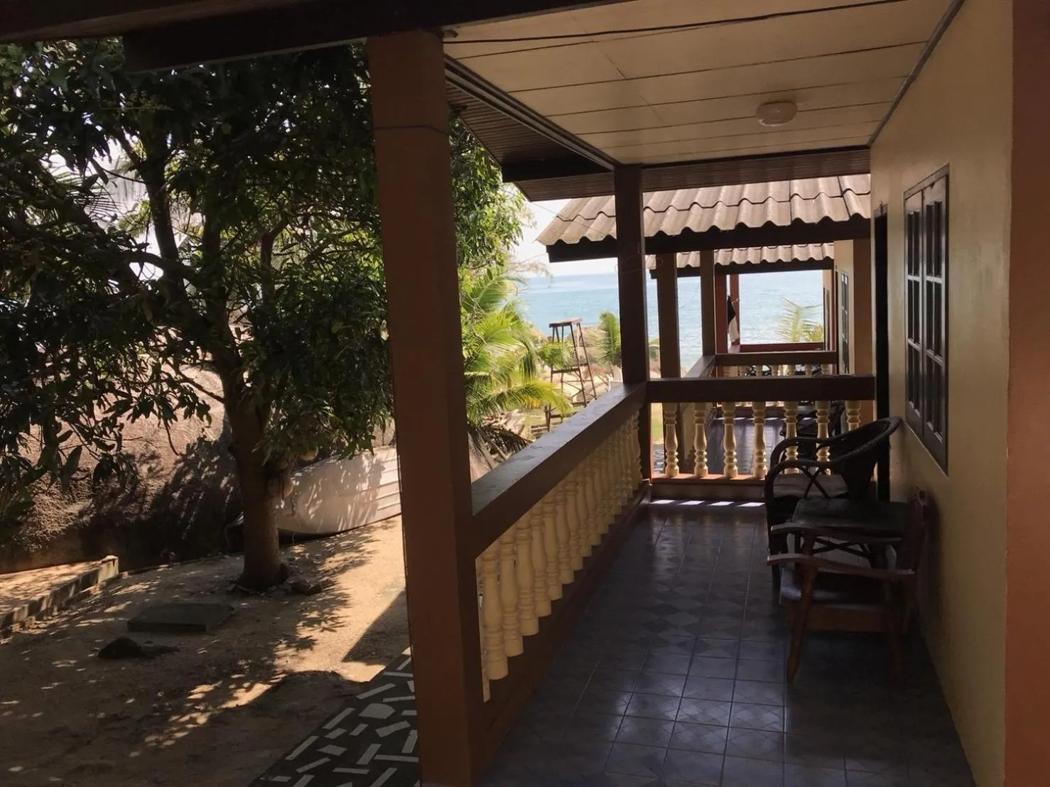 Balcony/Terrace in Paradise Lamai Bungalow