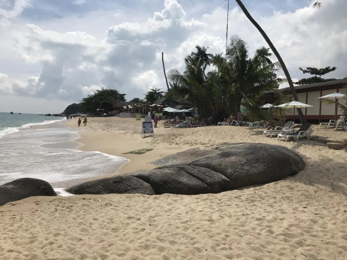 Natural landscape, Beach in Paradise Lamai Bungalow