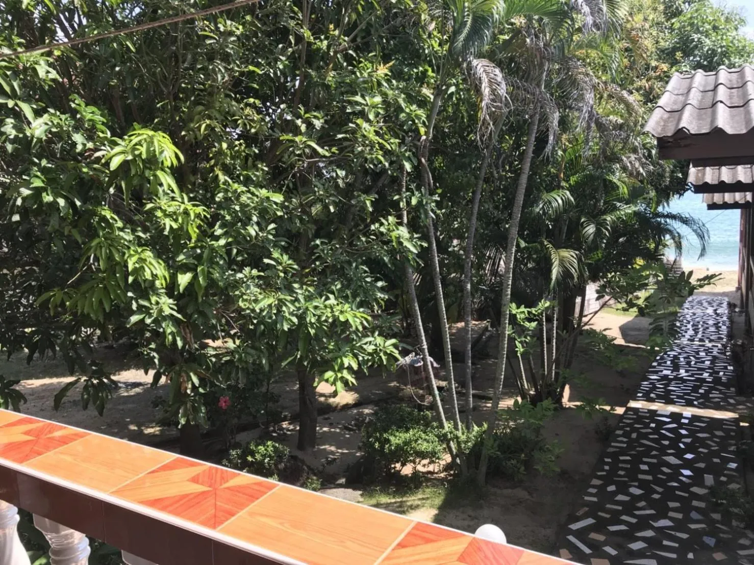 Balcony/Terrace in Paradise Lamai Bungalow