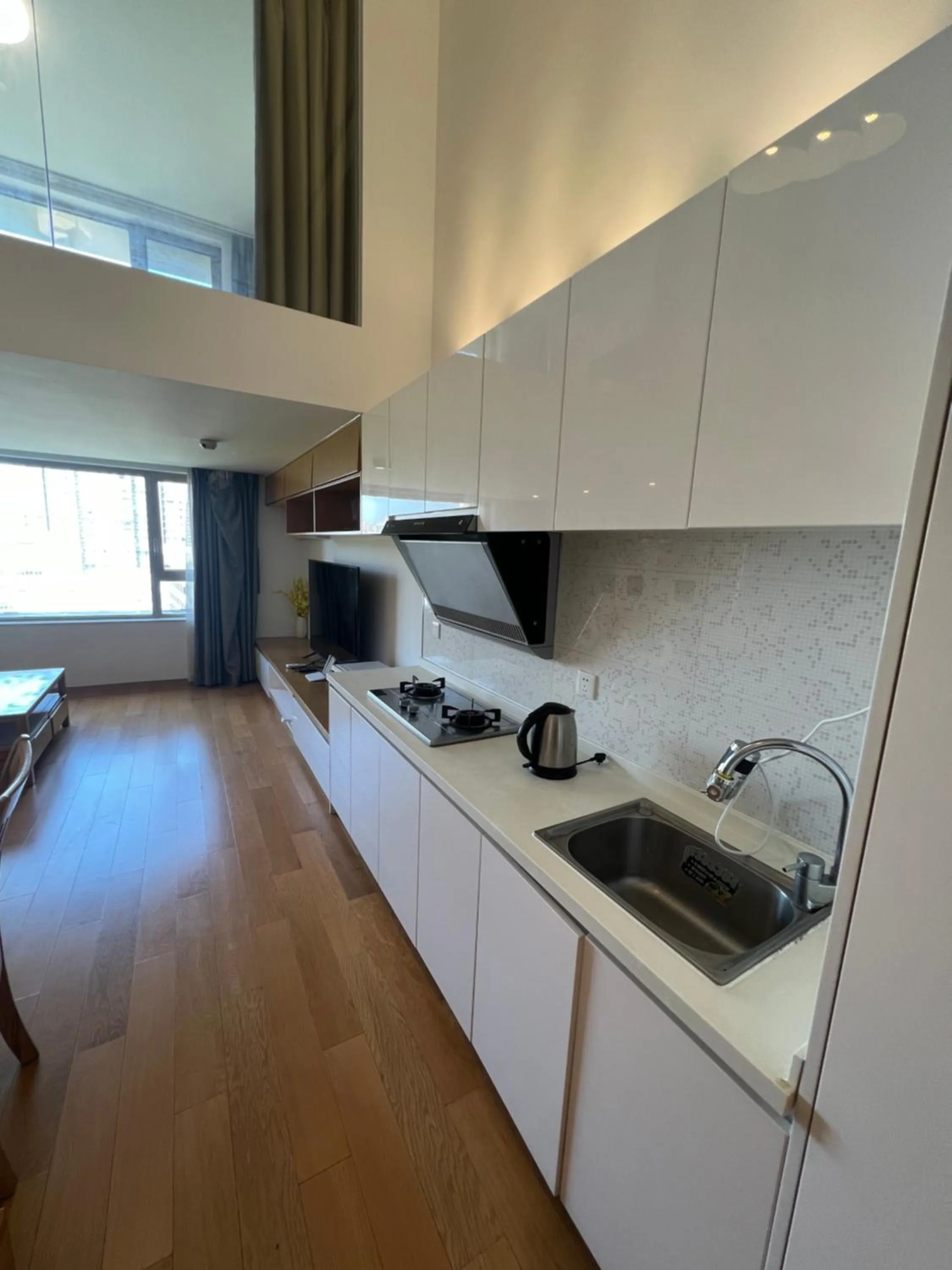 Kitchen or kitchenette in Lujiazui More Residence
