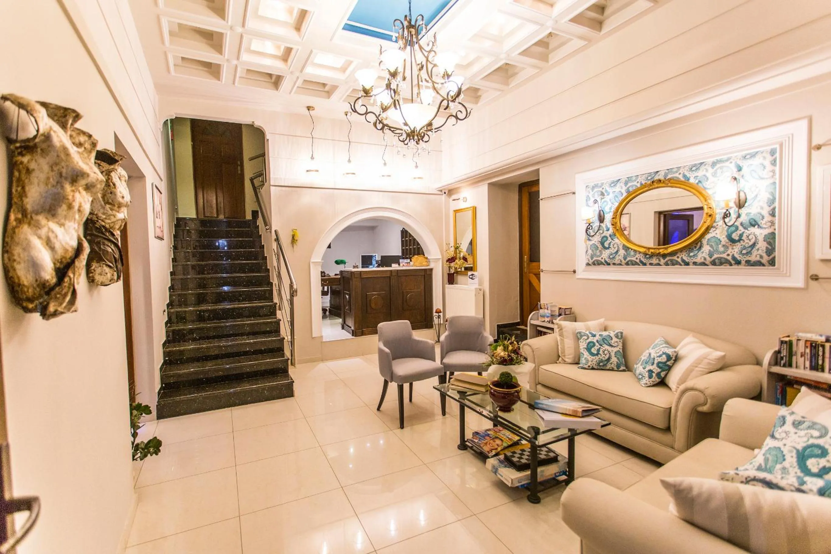 Lobby or reception in Paradise Hotel