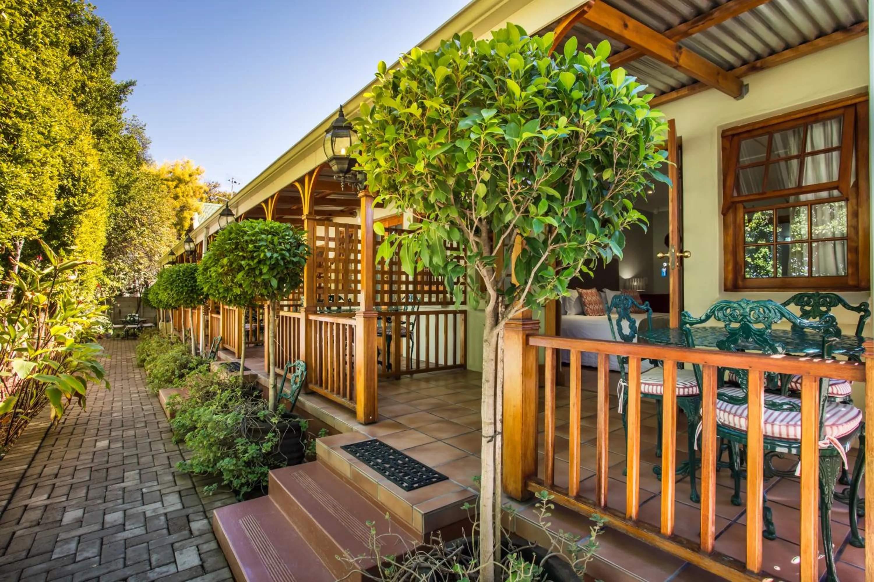 Patio in 88 Baron van Reede Guesthouse