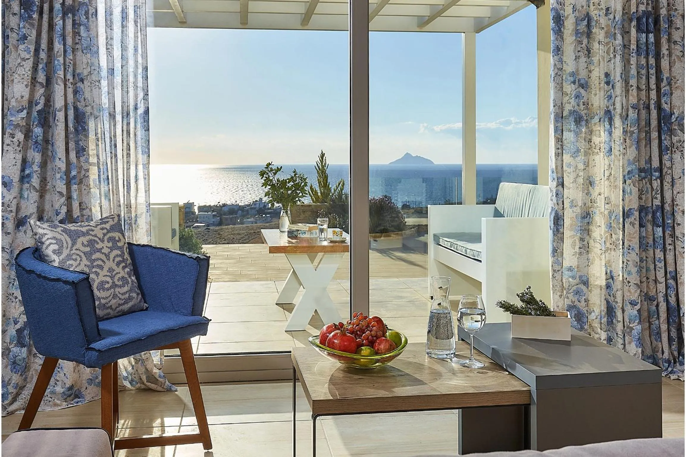 Living room in Elkysti Crete