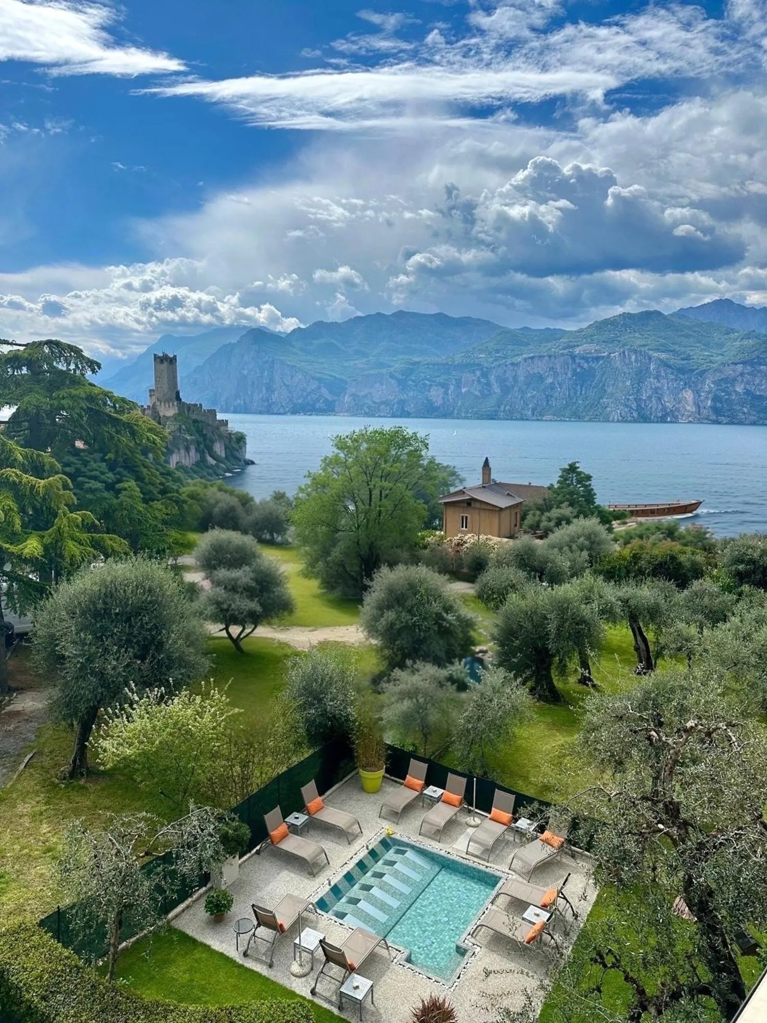 Lake view in Hotel Meridiana
