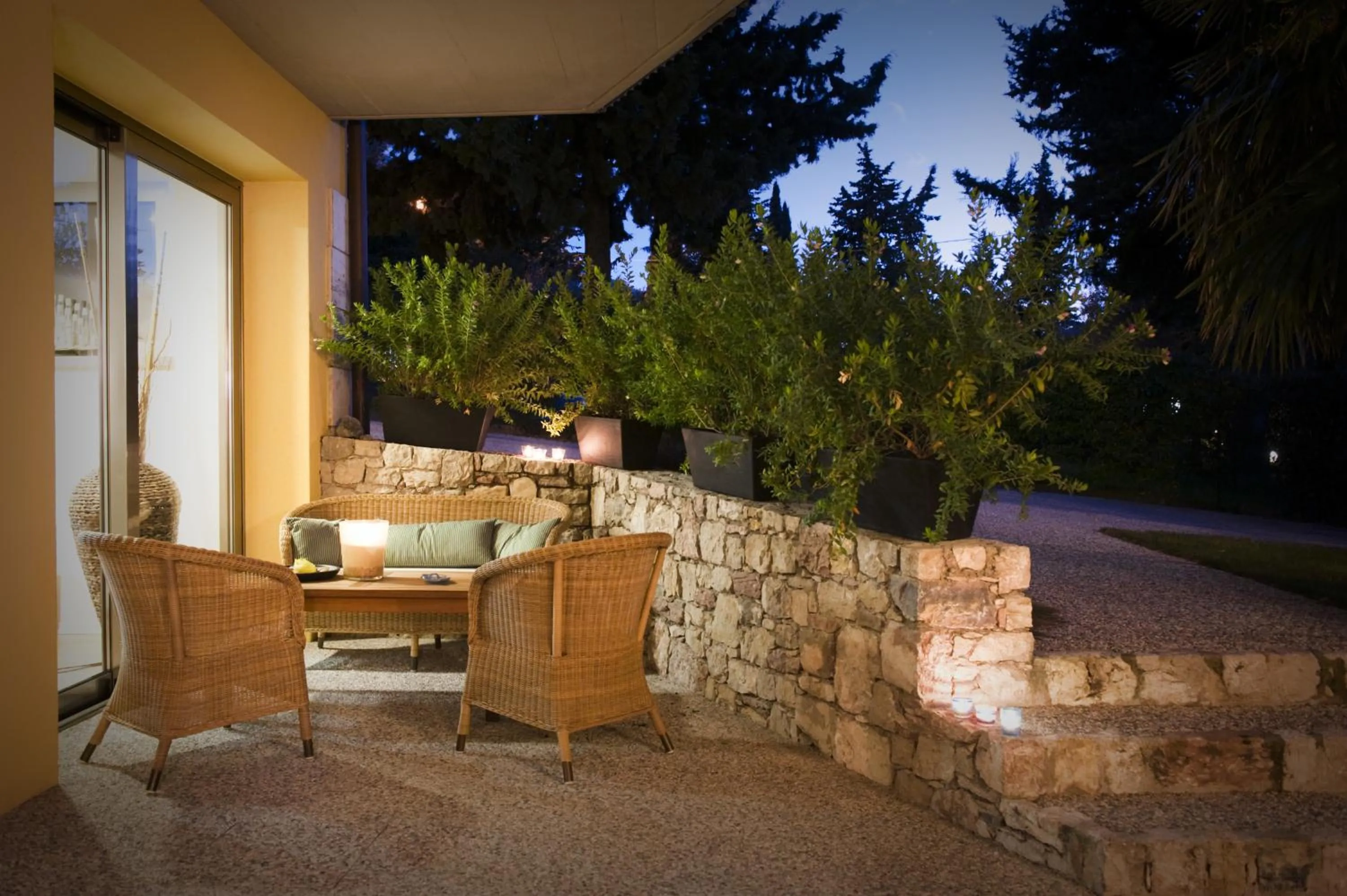 Patio in Hotel Meridiana