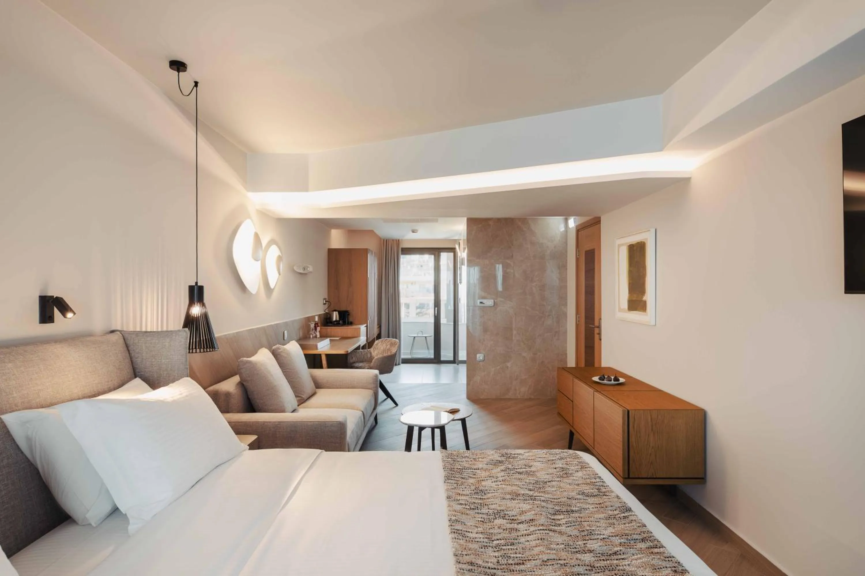 Bedroom, Bed in BIO BEACH Boutique Hotel - Adults Only
