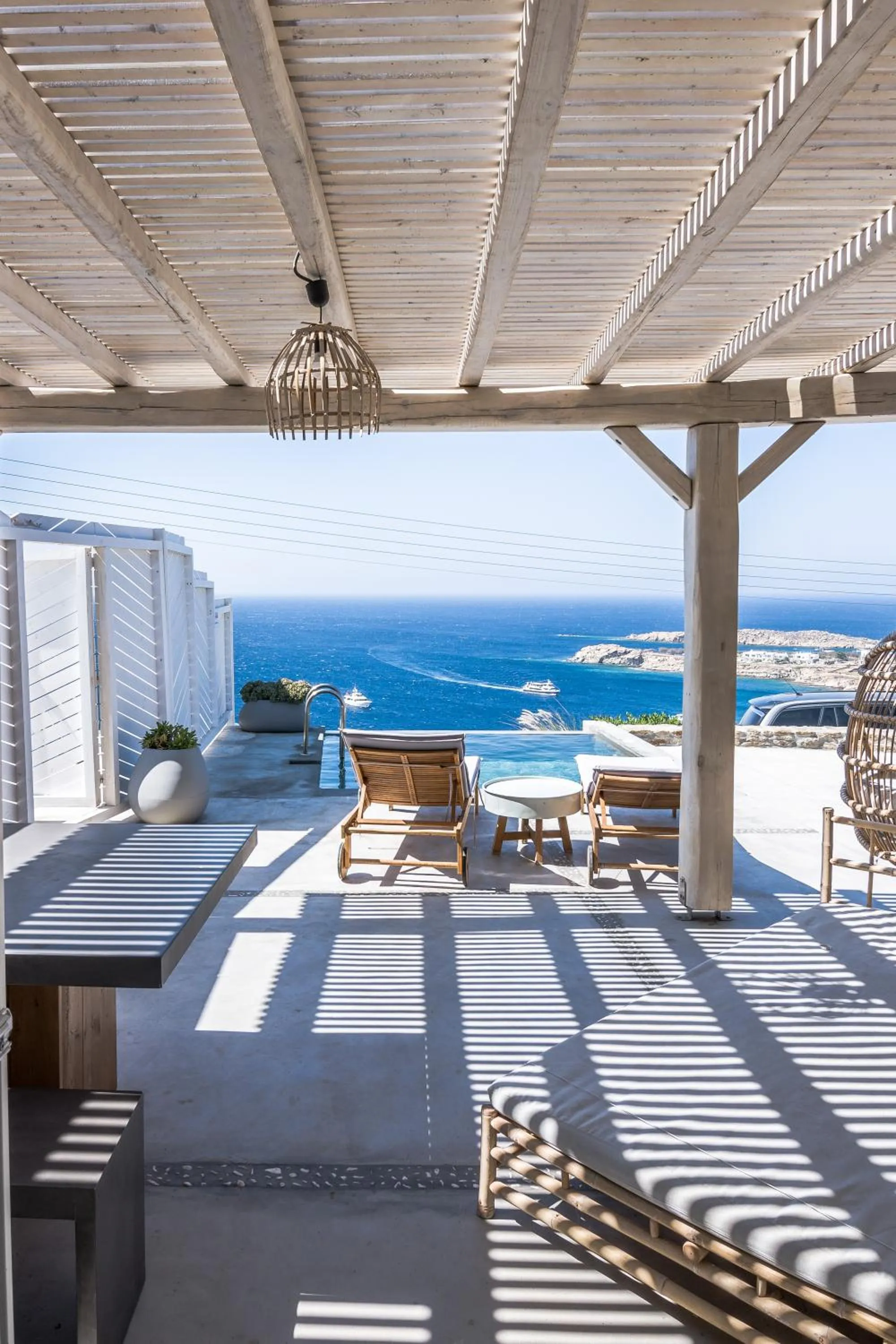 Patio in Eden View Suites & Villas