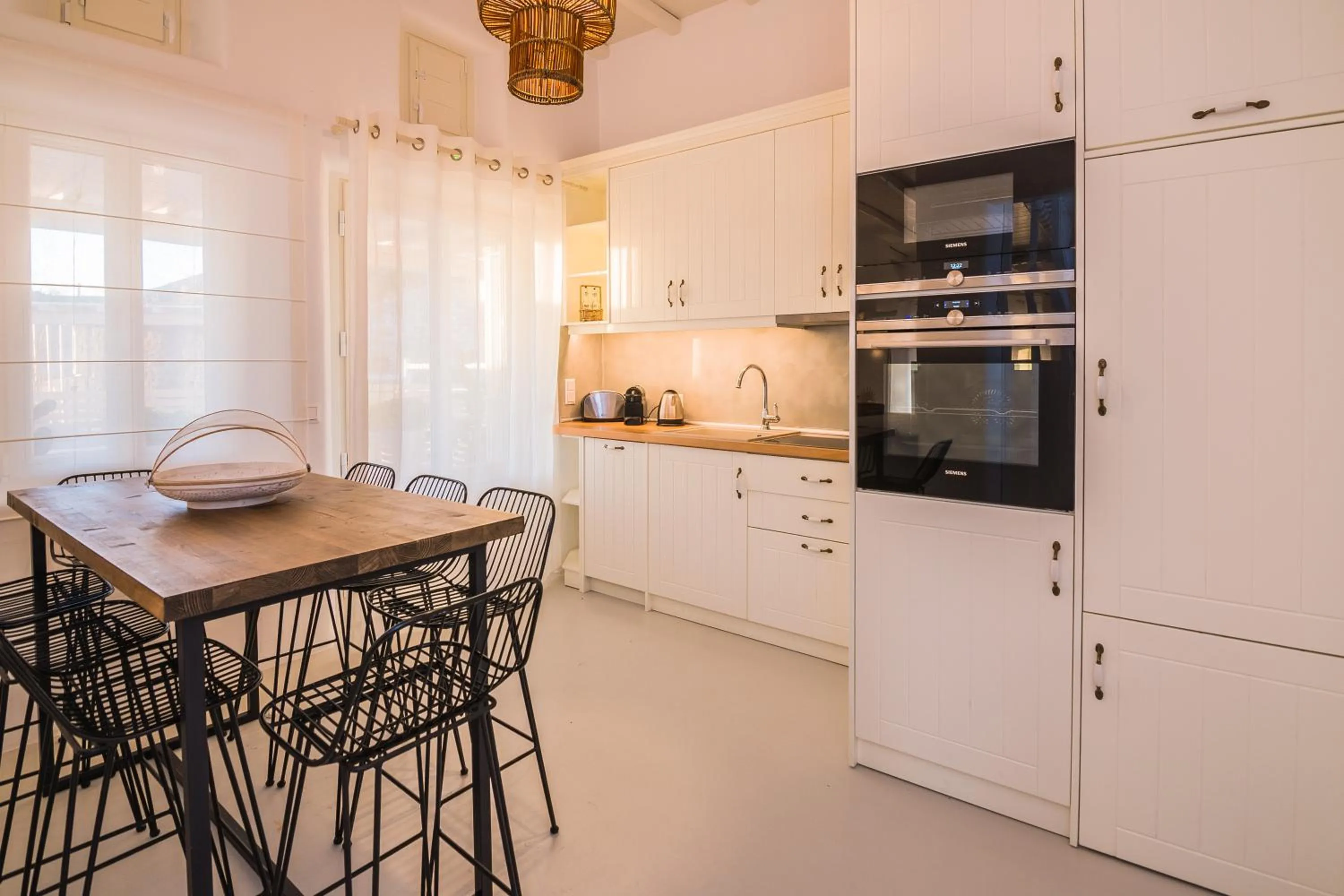 Kitchen or kitchenette in Eden View Suites & Villas