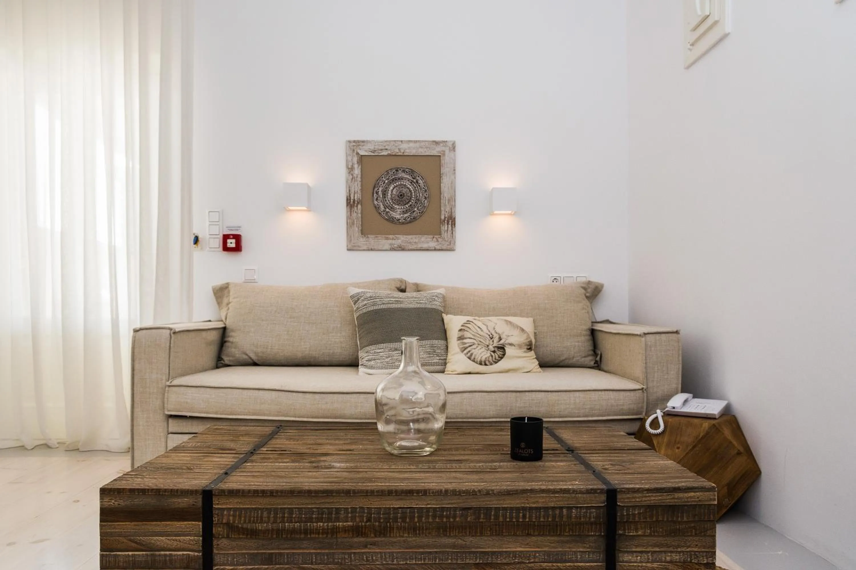 Living room in Eden View Suites & Villas