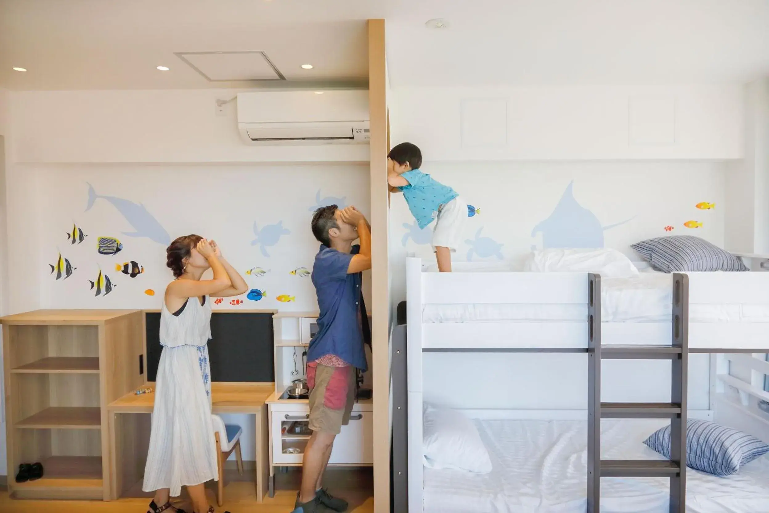 Family Room Type B ( 2 Sinle beds + Bunk Bed )44㎡- Park View- Main Building in Hotel Breezebay Marina Family Room Type B ( 2 Sinle beds + Bunk Bed )44㎡- Park View- Main Building in Hotel Breezebay Marina