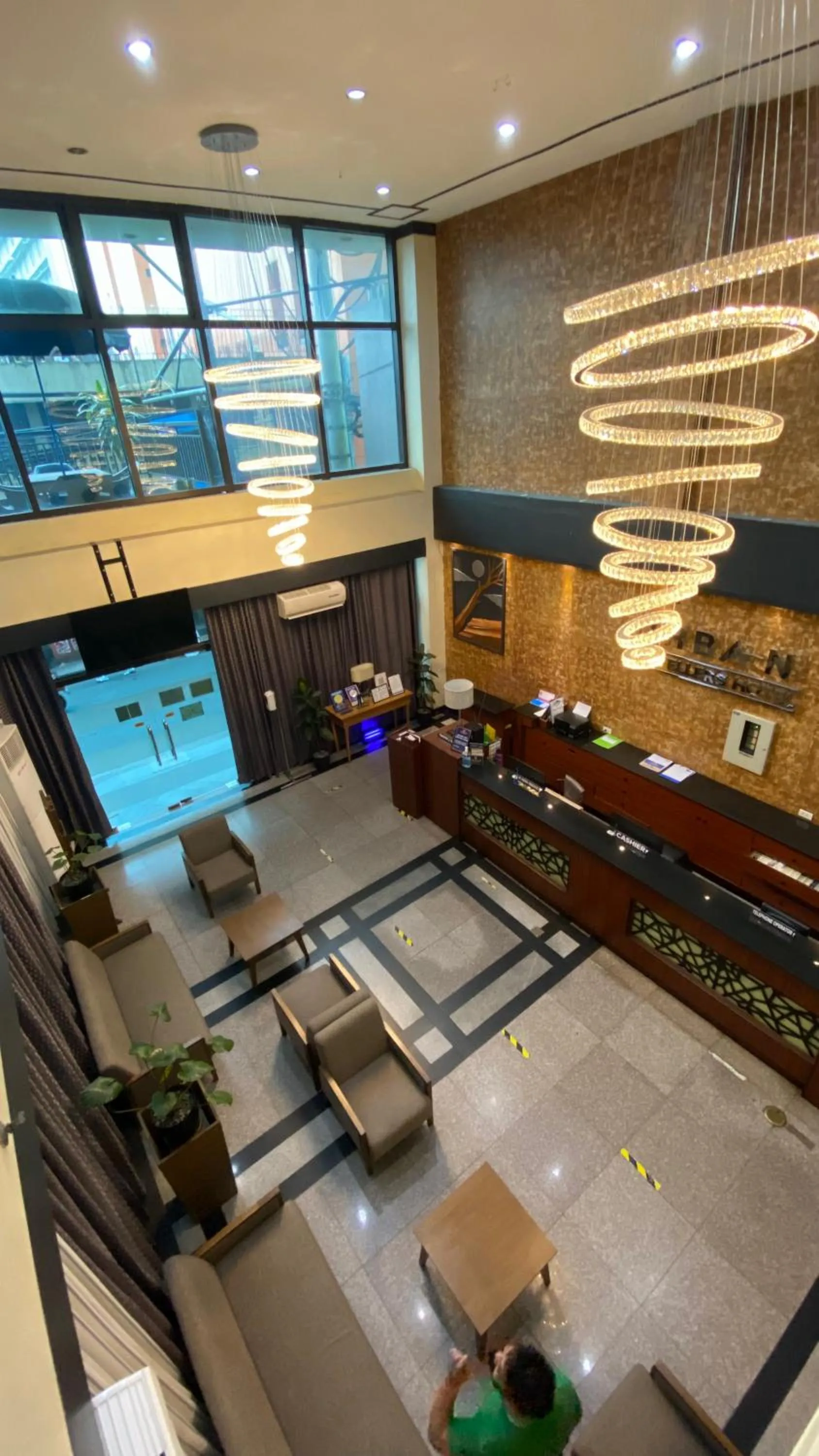 Lobby or reception in Urban Travellers Hotel