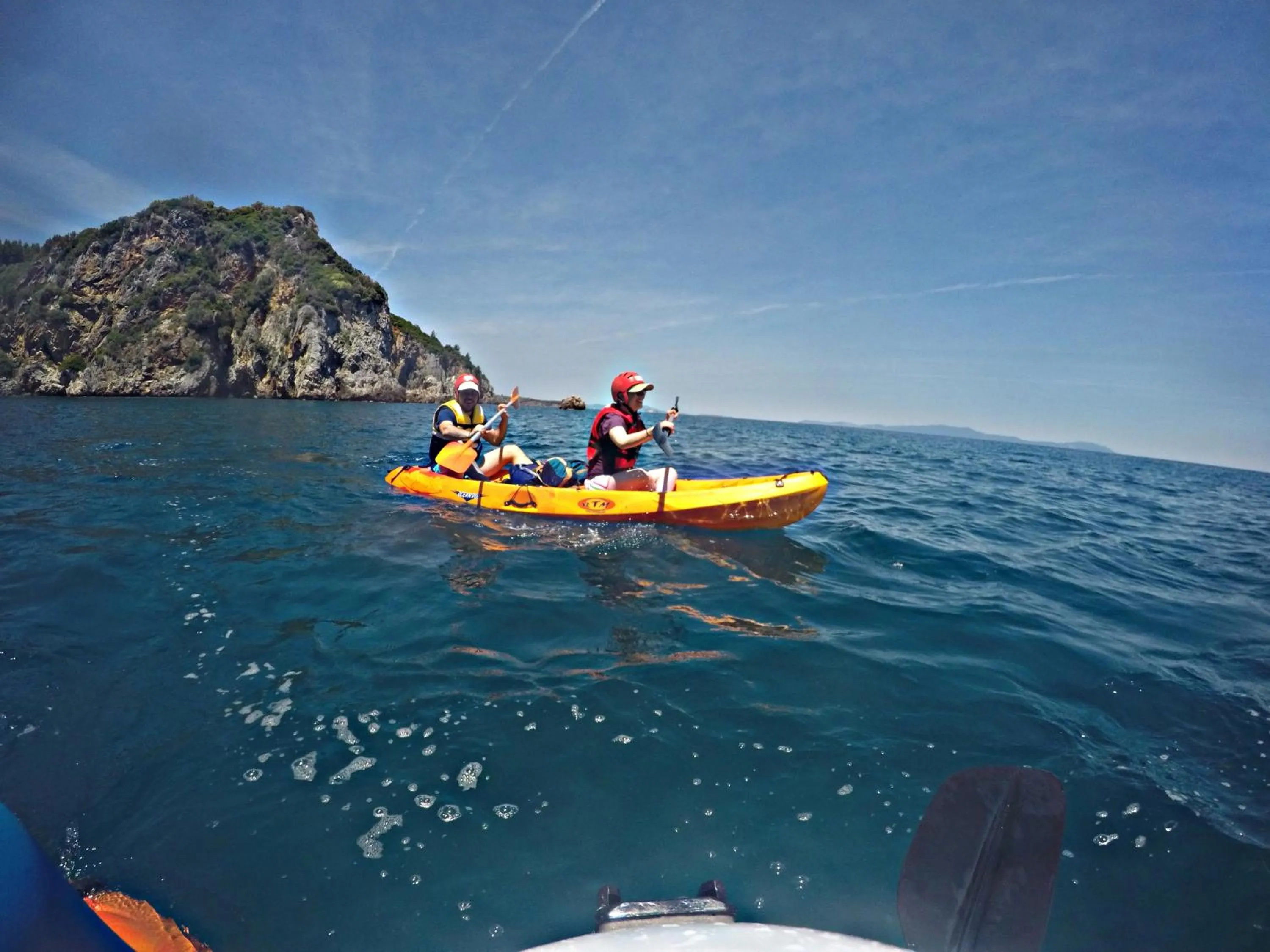Canoeing in Club Agia Anna