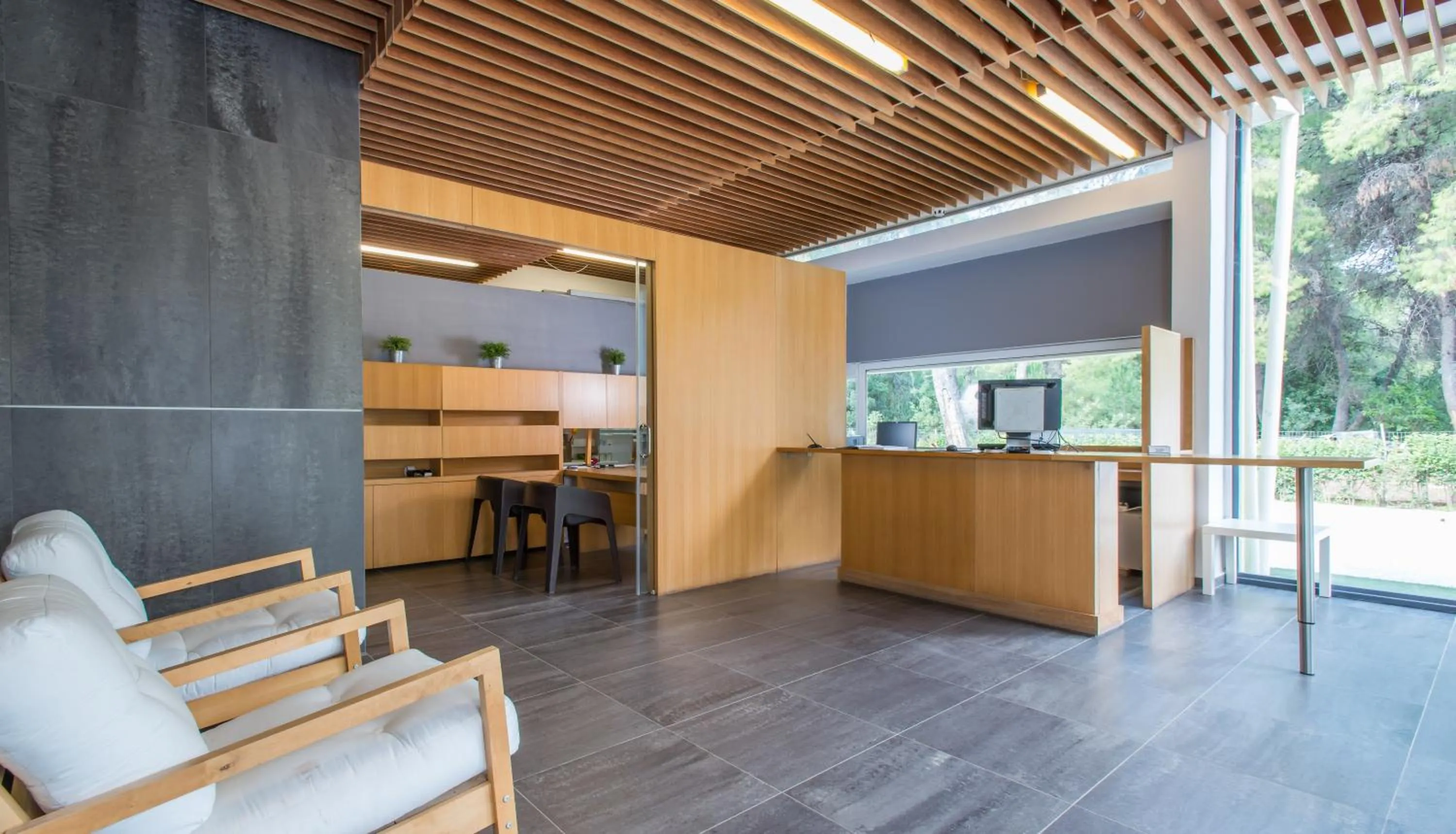 Lobby or reception in Club Agia Anna