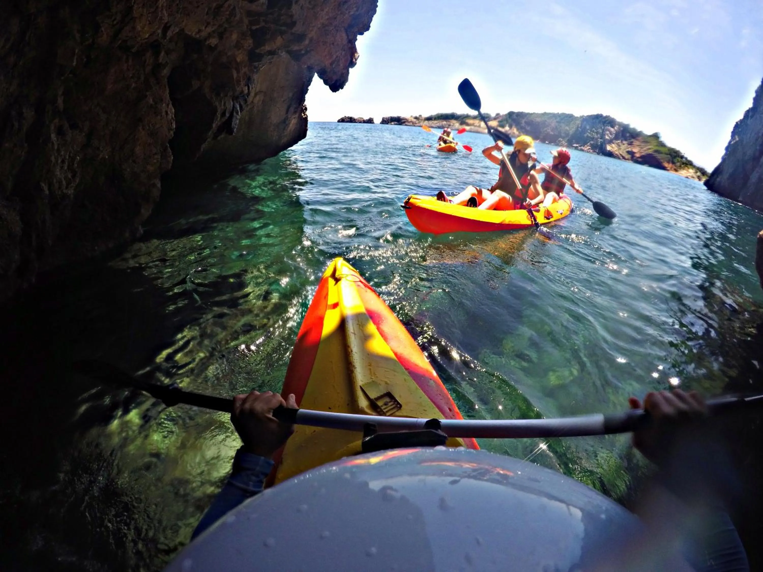 Canoeing in Club Agia Anna