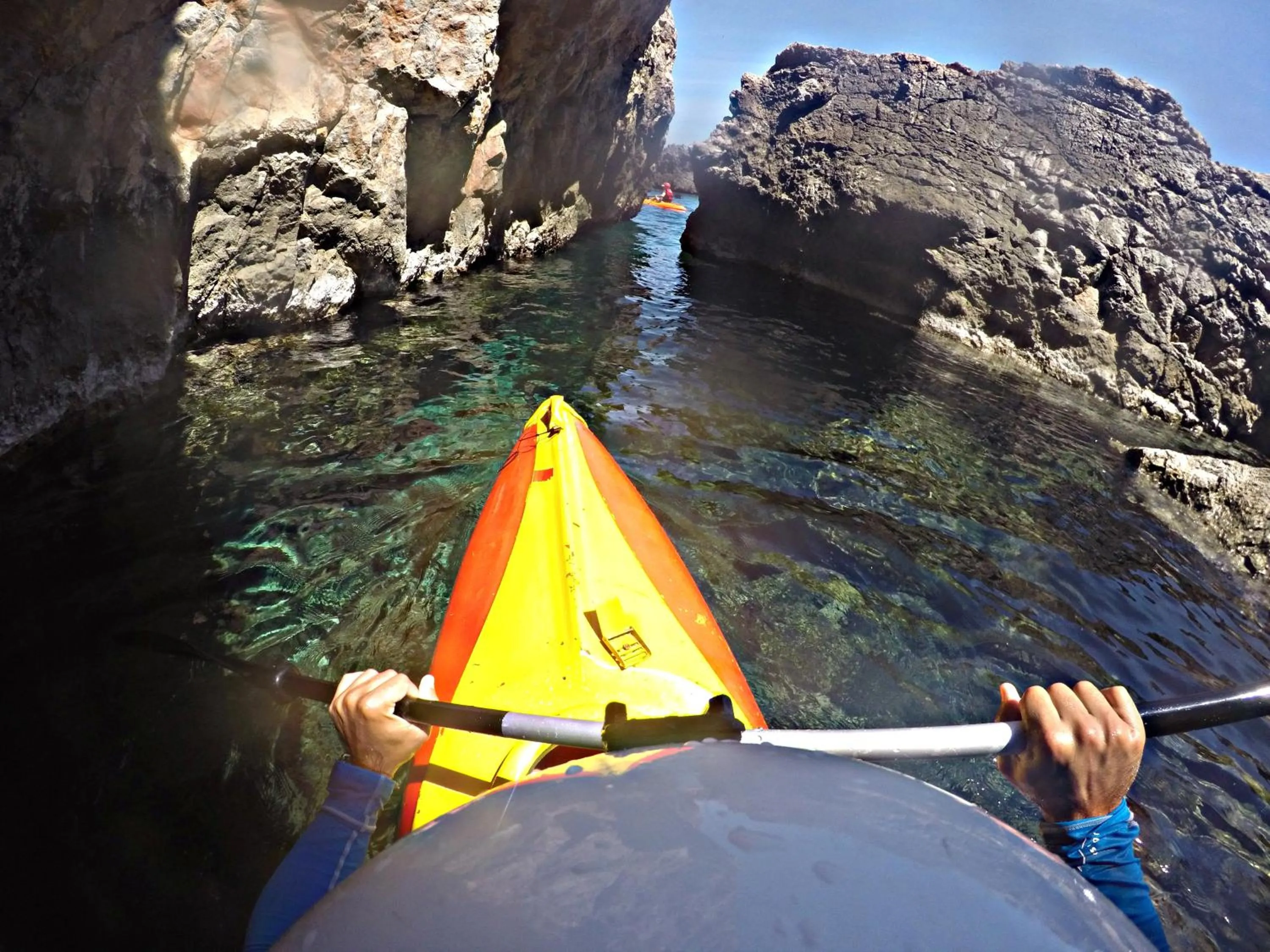Canoeing in Club Agia Anna