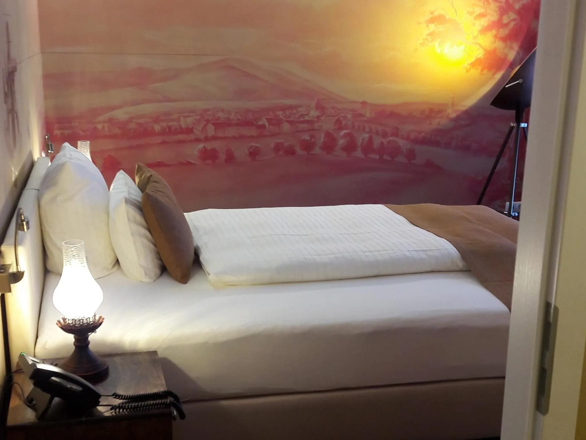 Bed in Gästehaus Luise