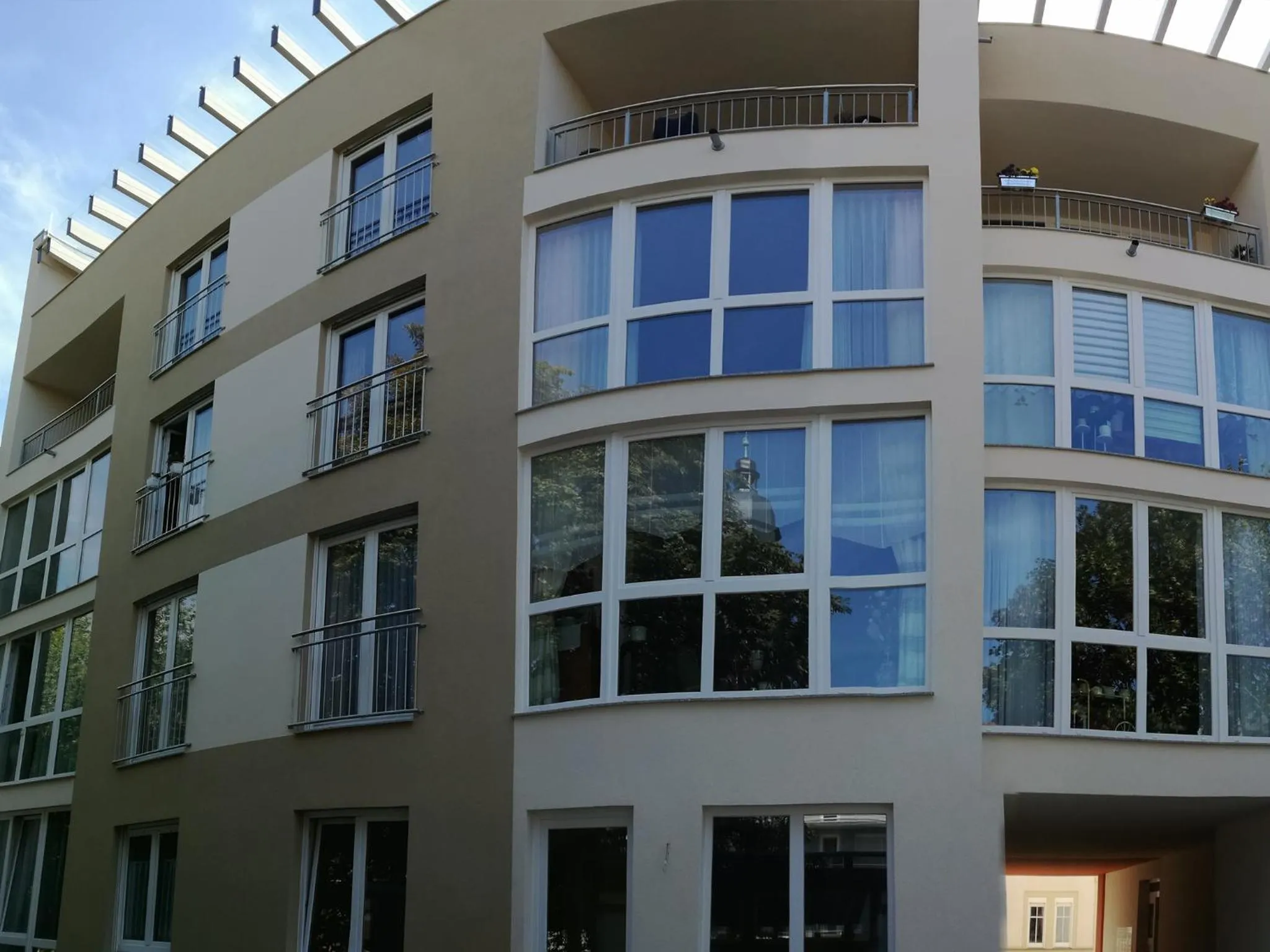 Property building in Gästehaus Luise