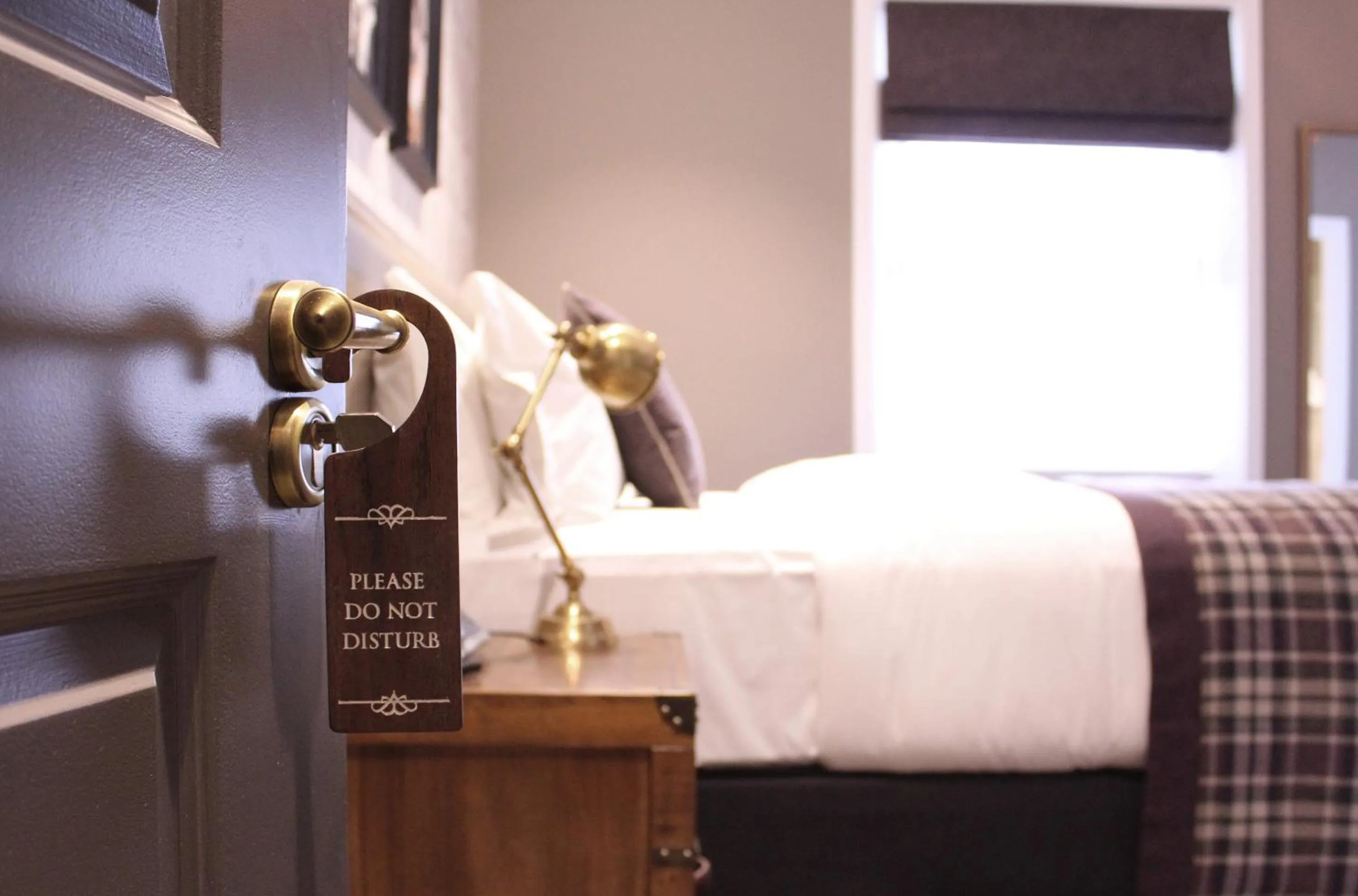 Bed in The Grafton Arms Pub & Rooms