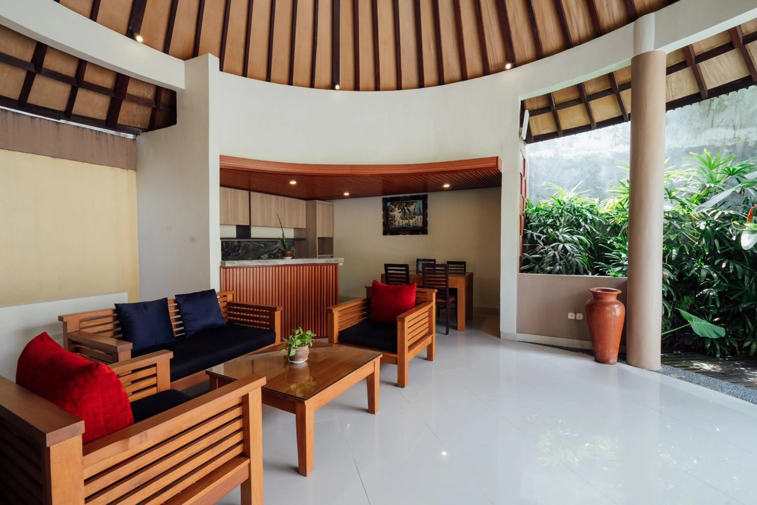 Kitchen or kitchenette in The Bidadari Villas and Spa Umalas - Seminyak