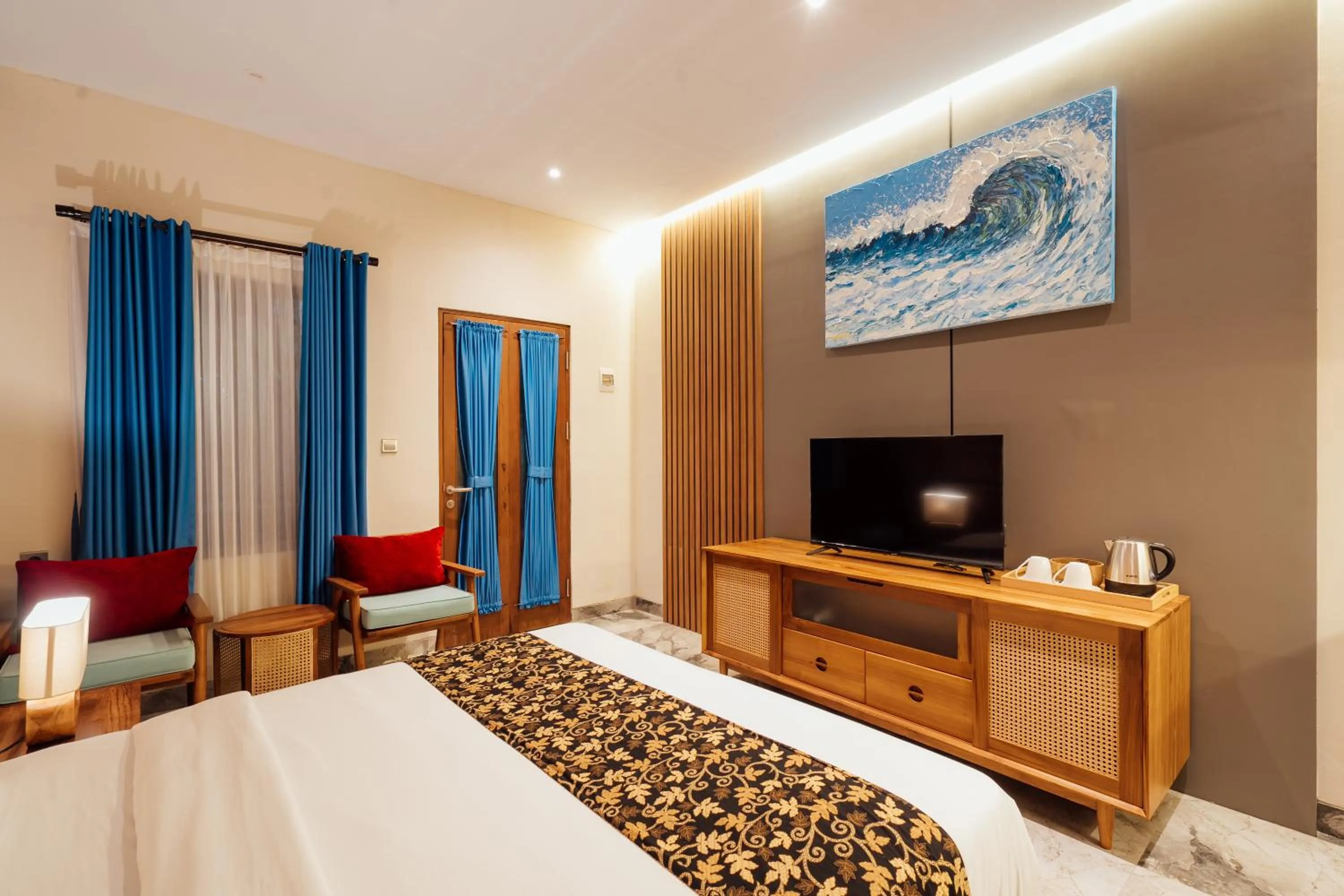 Bed in The Bidadari Villas and Spa Umalas - Seminyak