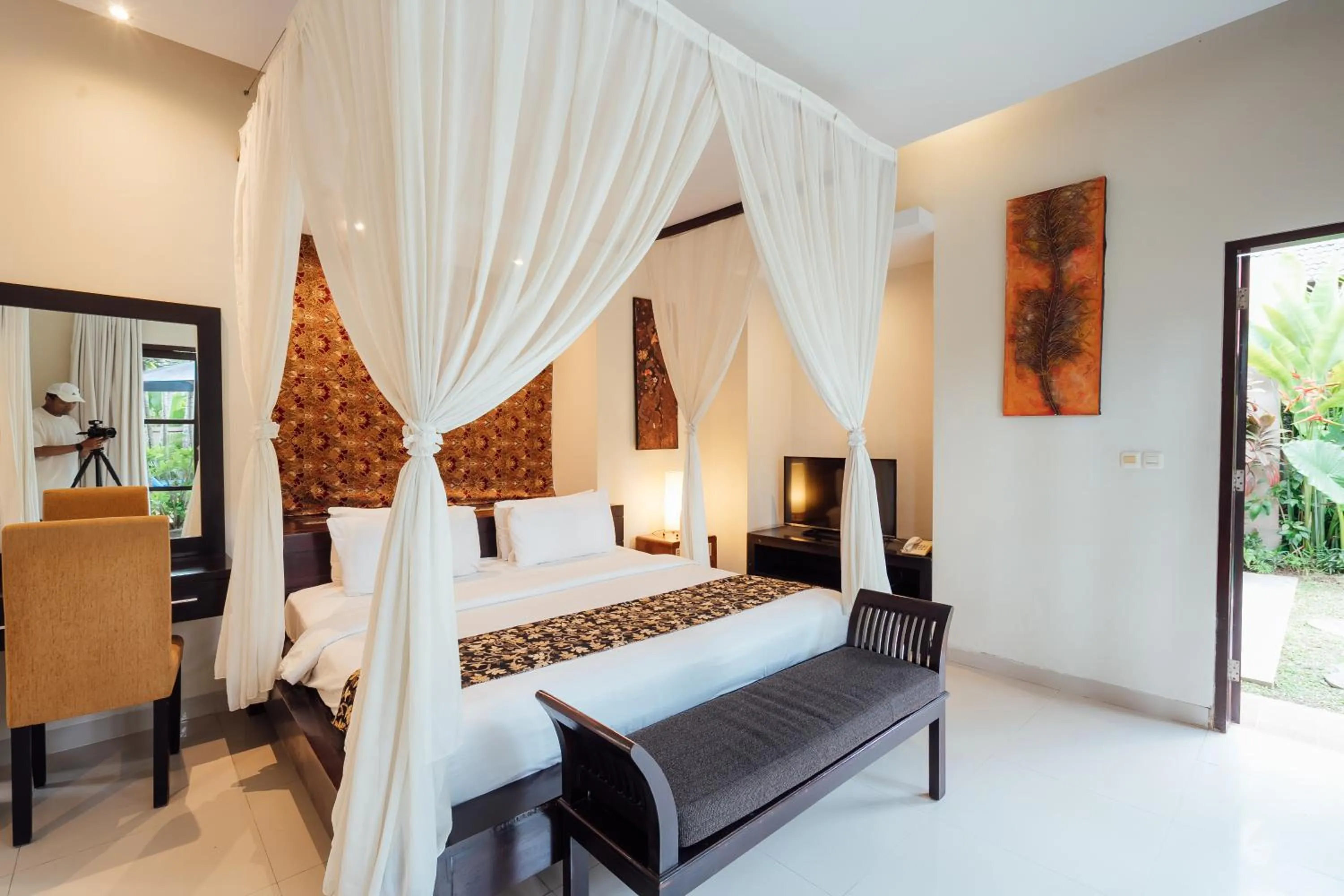 Bed in The Bidadari Villas and Spa Umalas - Seminyak