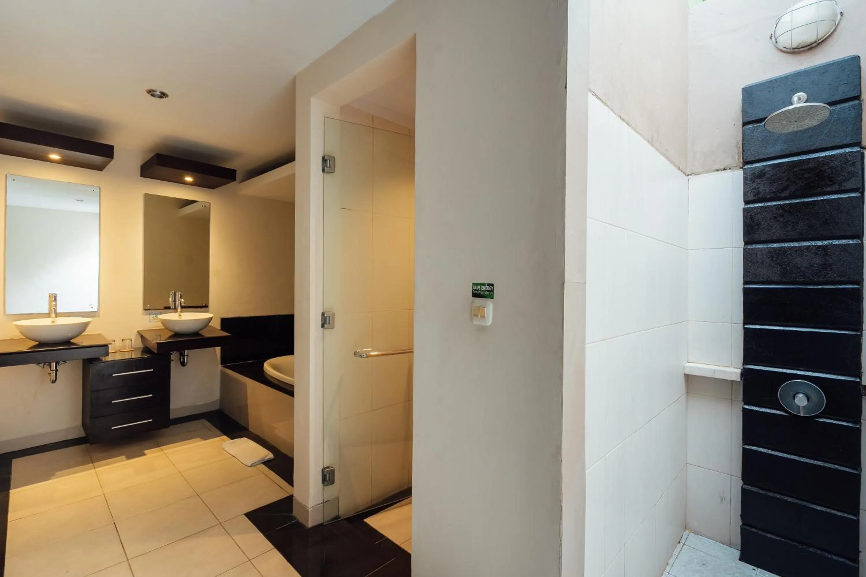 Shower in The Bidadari Villas and Spa Umalas - Seminyak