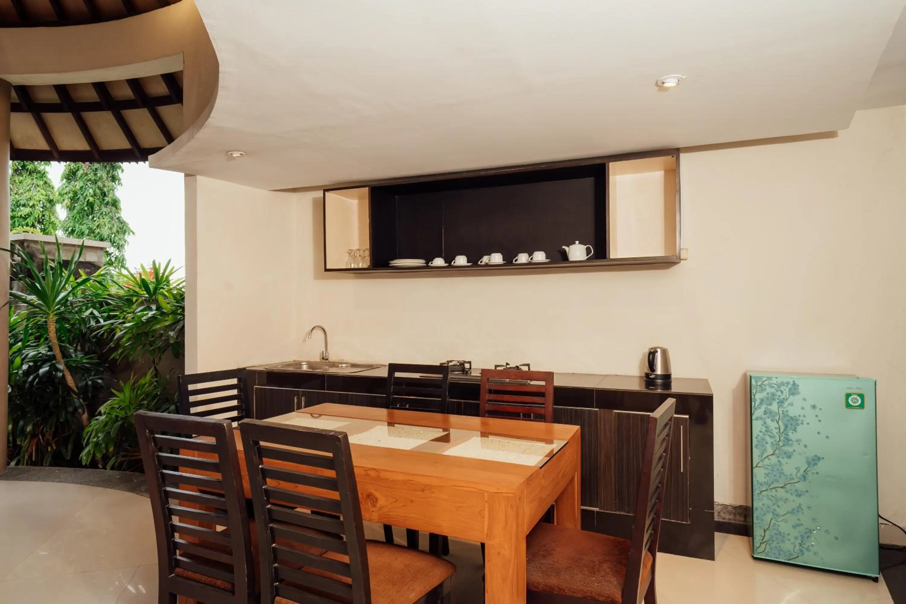 Kitchen or kitchenette in The Bidadari Villas and Spa Umalas - Seminyak