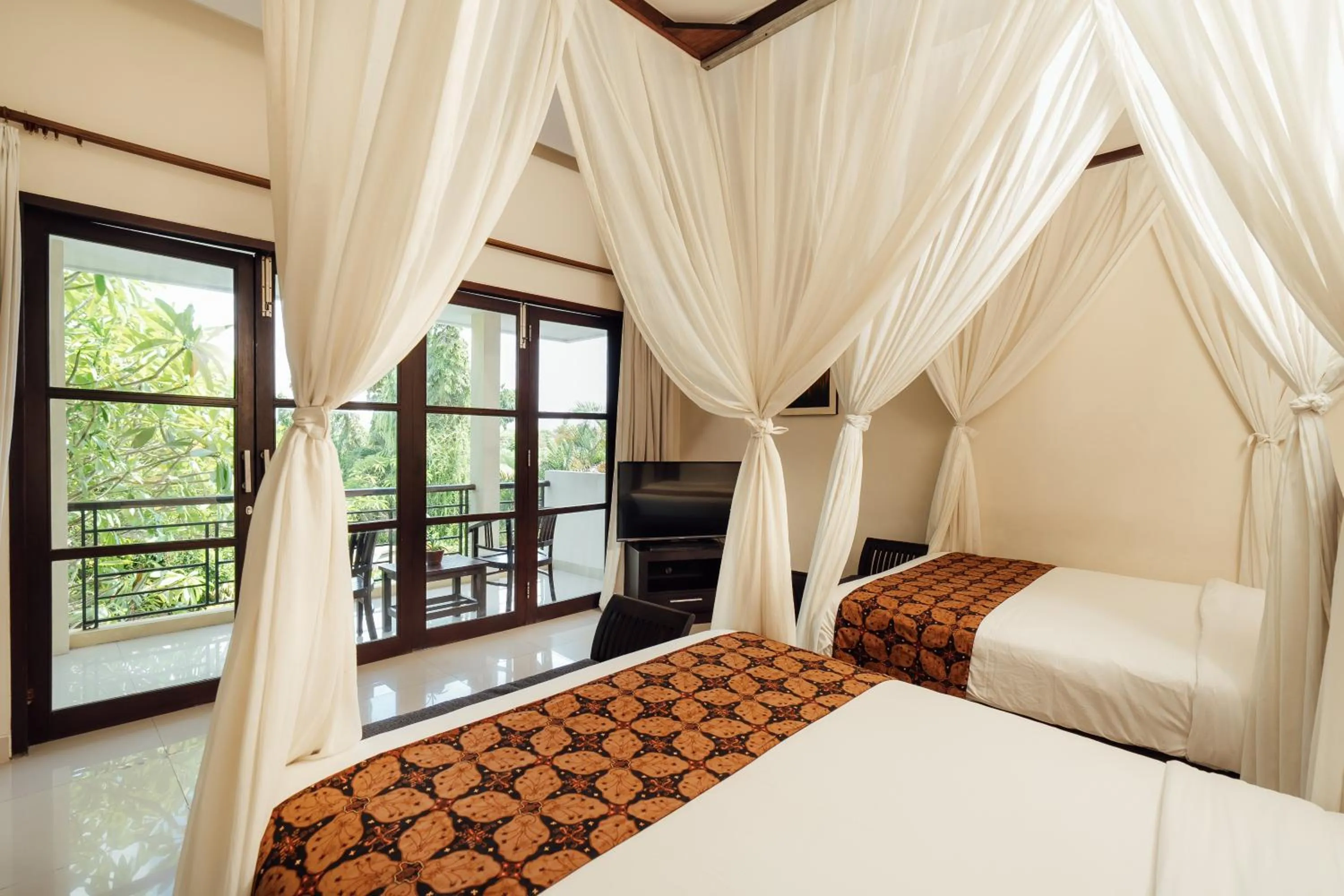 Bed in The Bidadari Villas and Spa Umalas - Seminyak