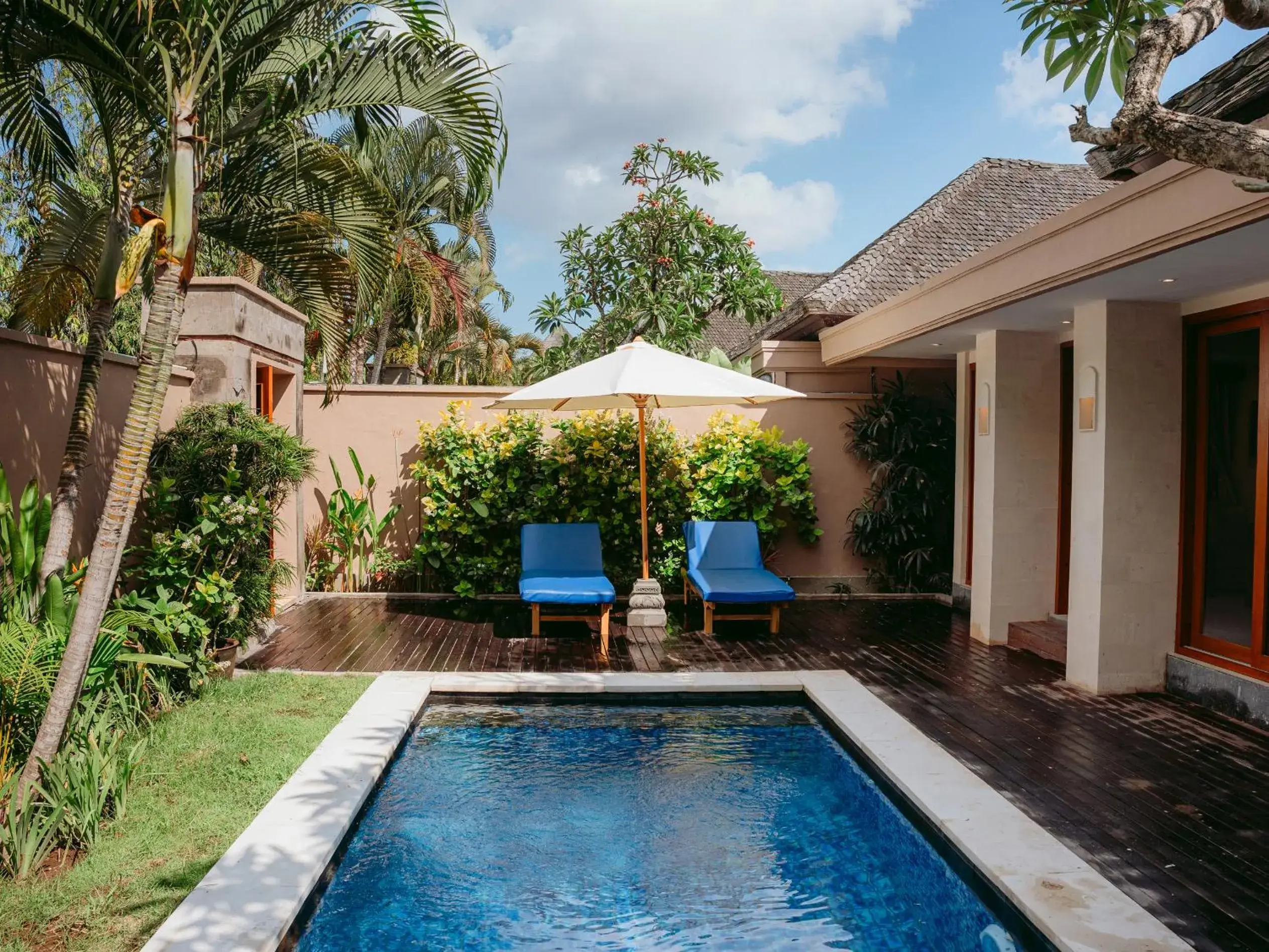 Garden view in The Bidadari Villas and Spa Umalas - Seminyak Garden view in The Bidadari Villas and Spa Umalas - Seminyak