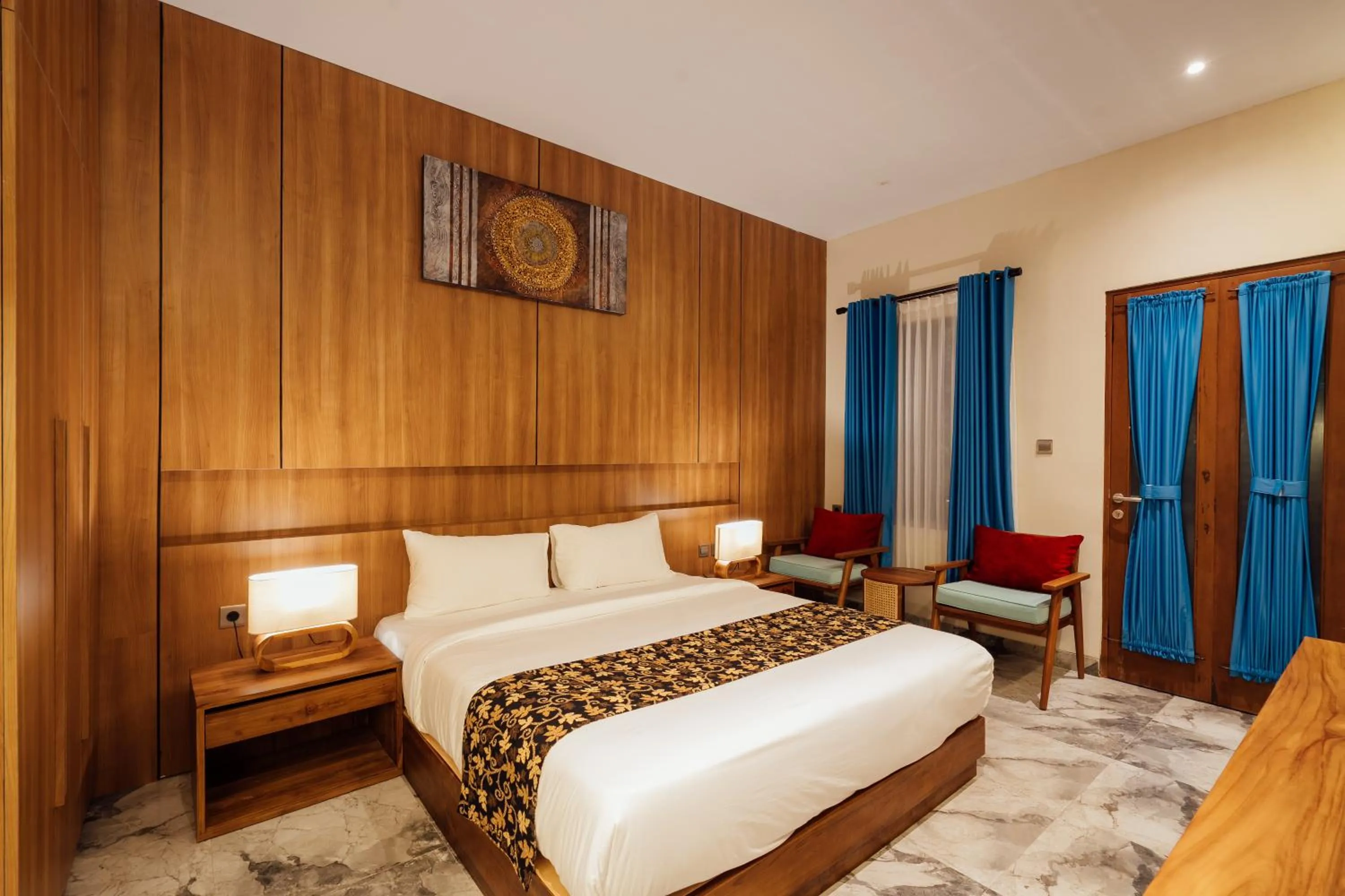 Bed in The Bidadari Villas and Spa Umalas - Seminyak