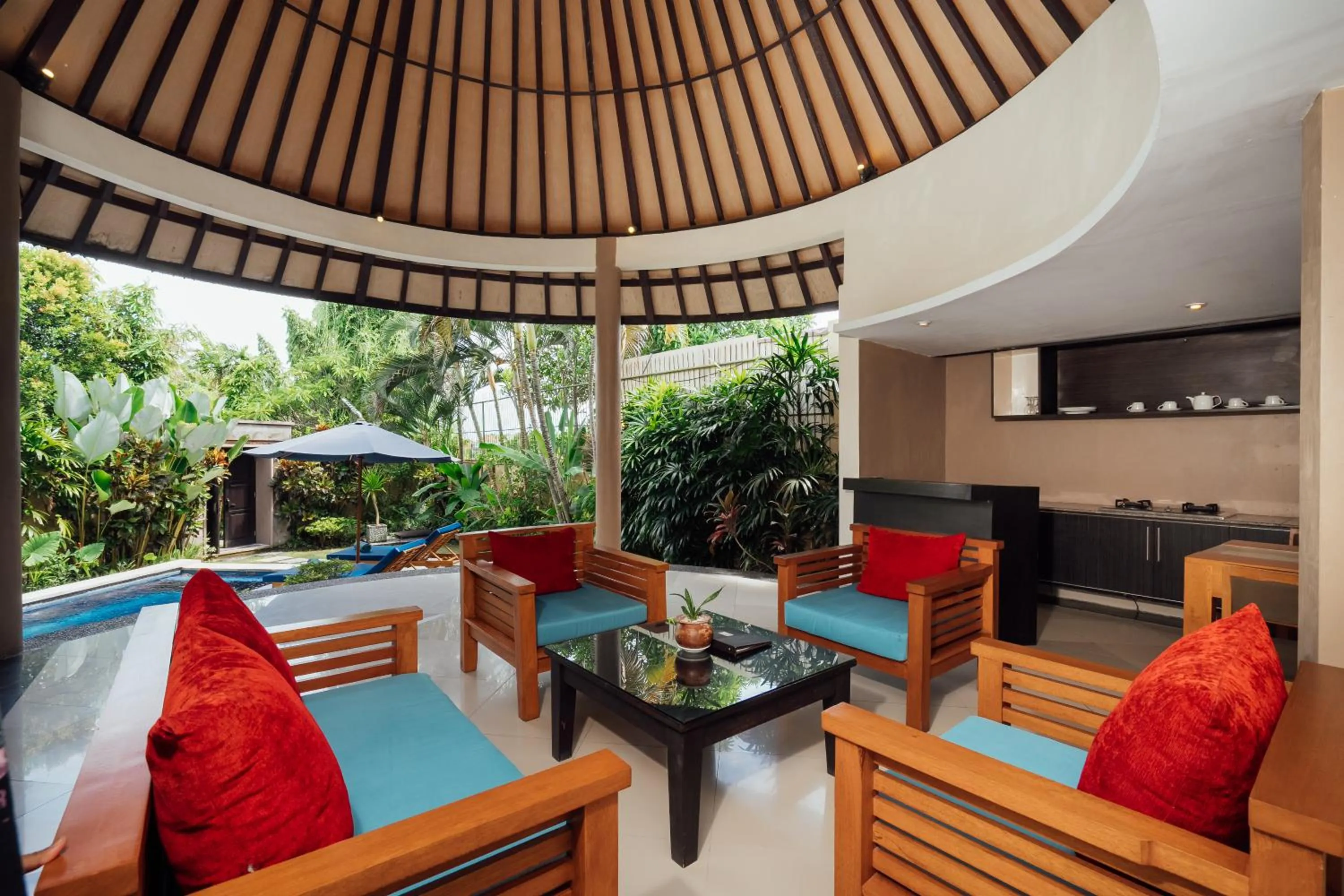 Living room in The Bidadari Villas and Spa Umalas - Seminyak
