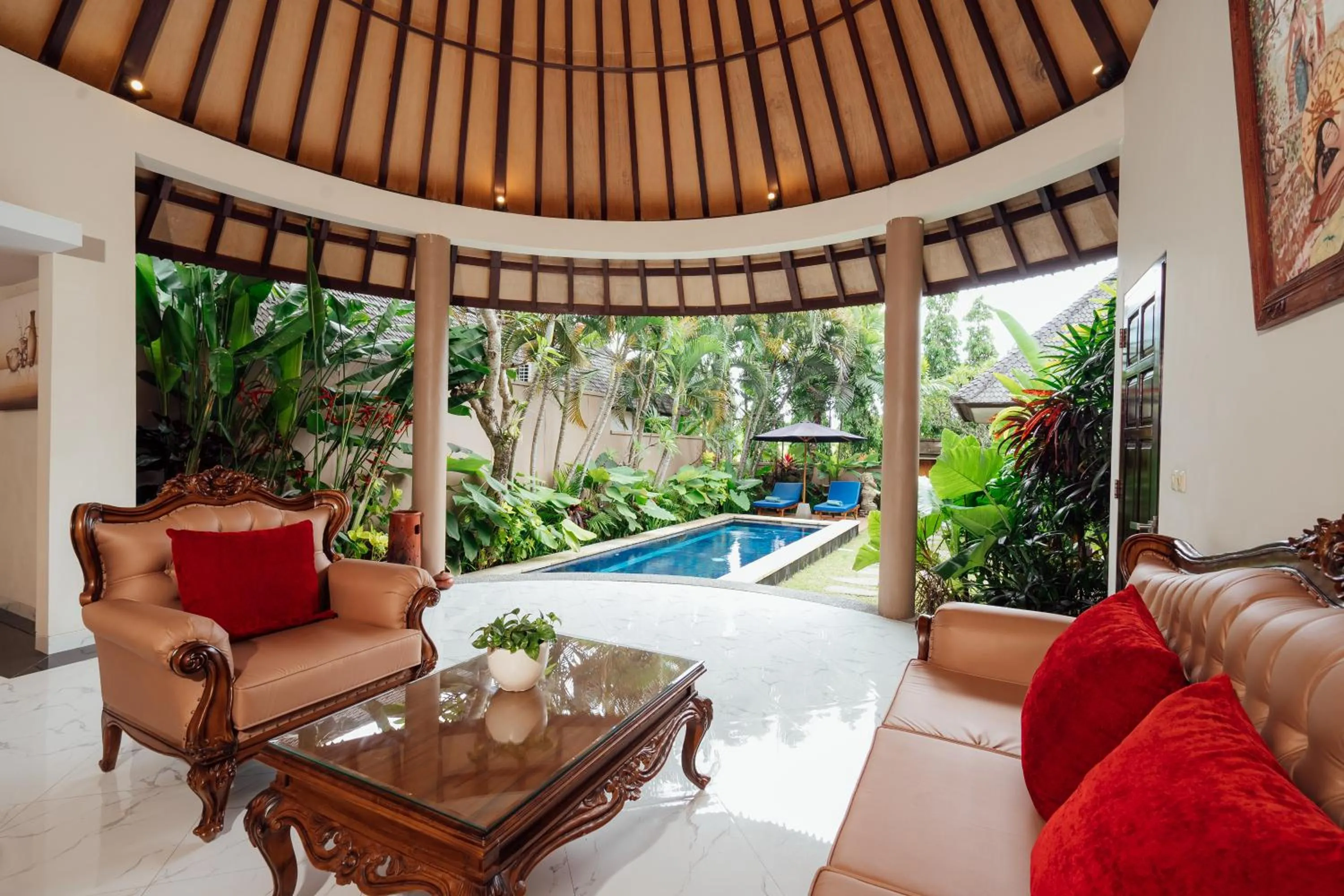 Living room in The Bidadari Villas and Spa Umalas - Seminyak