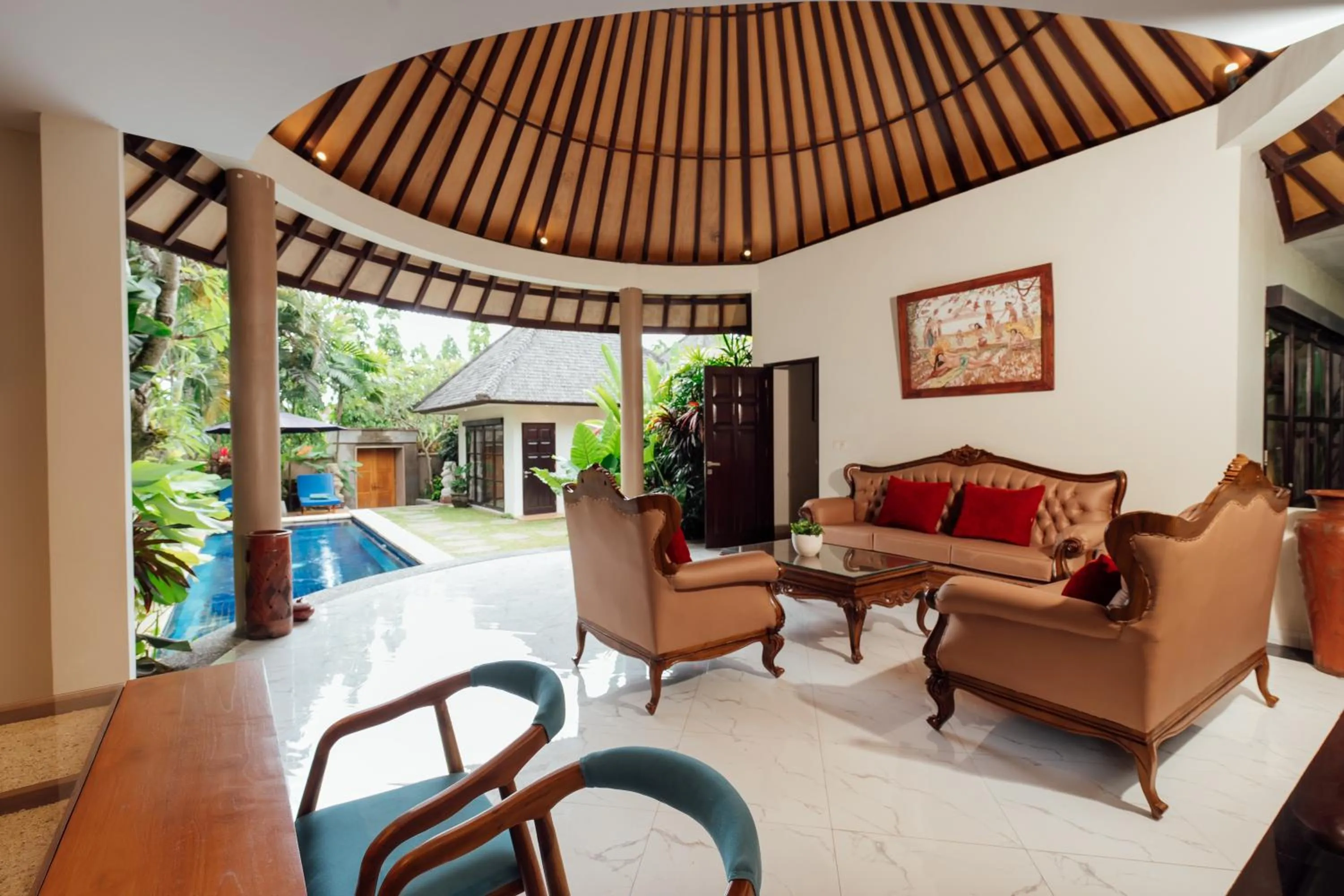 Living room in The Bidadari Villas and Spa Umalas - Seminyak