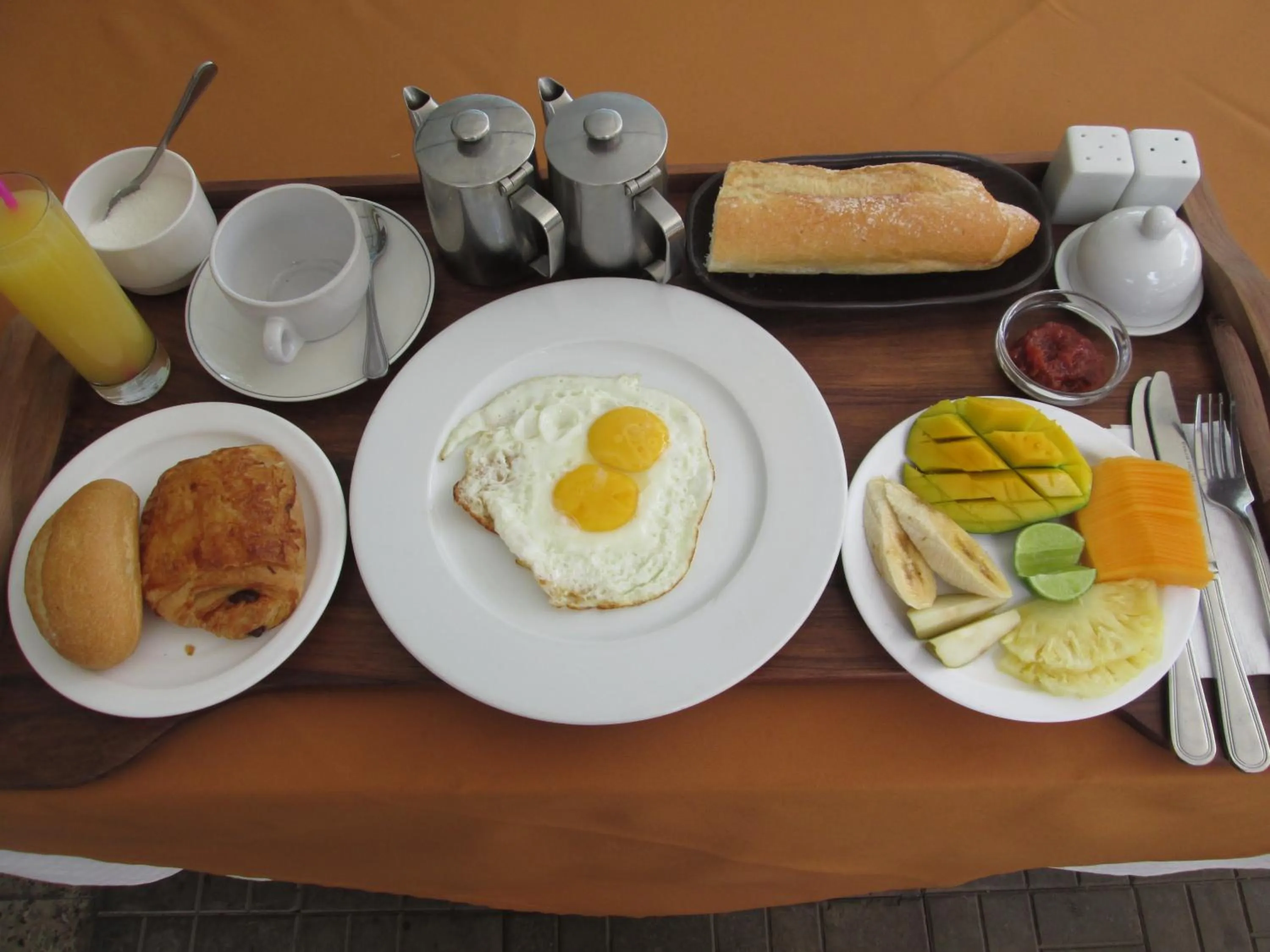 Breakfast in Motel d'Antananarivo