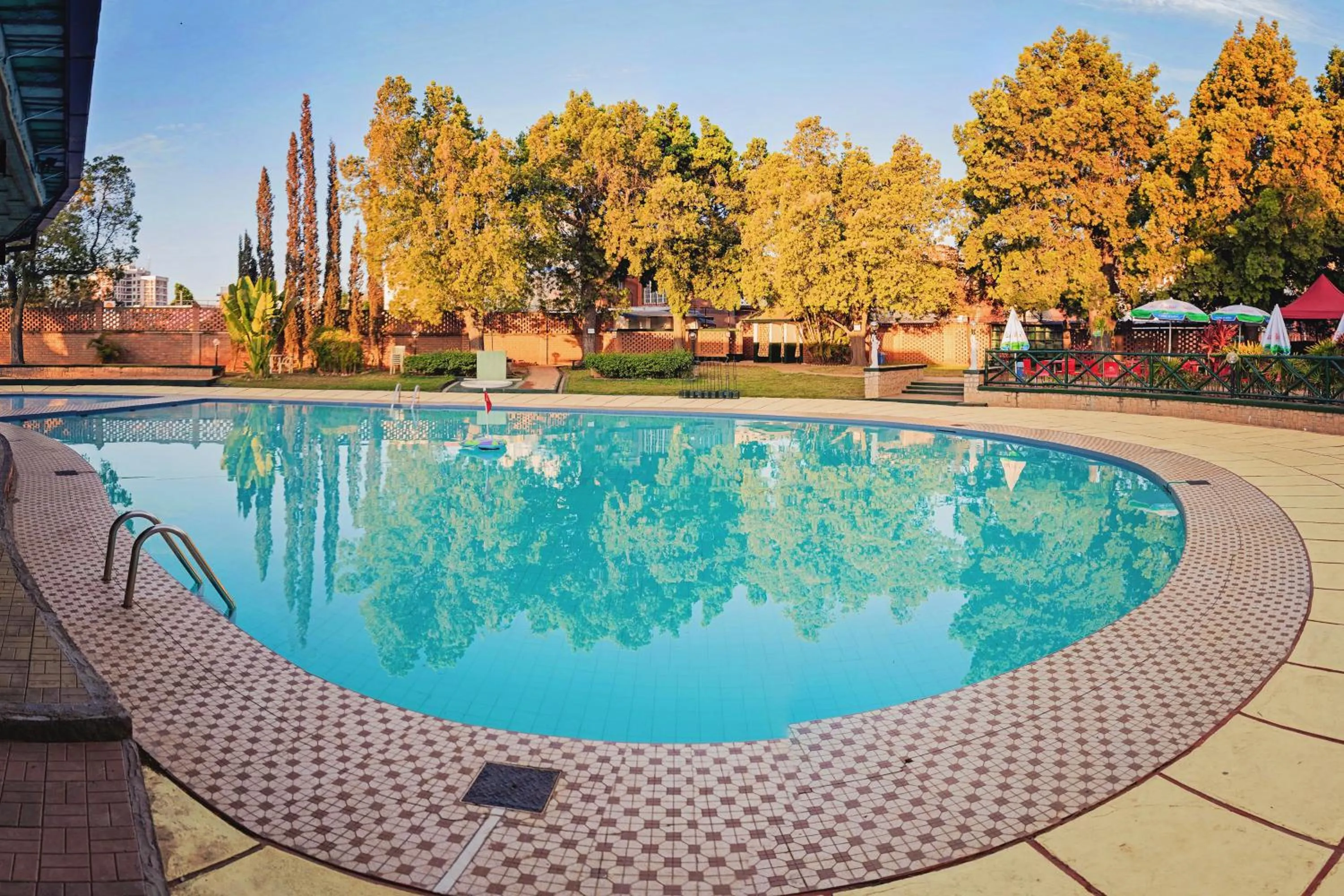 Swimming pool in Motel d'Antananarivo