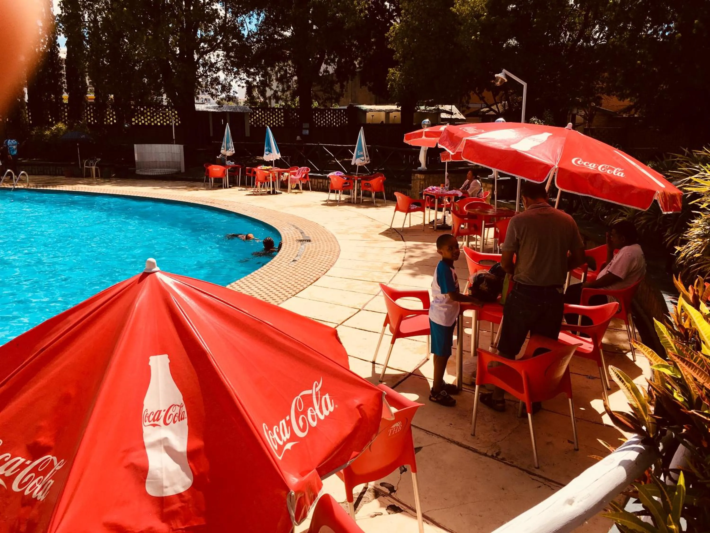 Patio in Motel d'Antananarivo