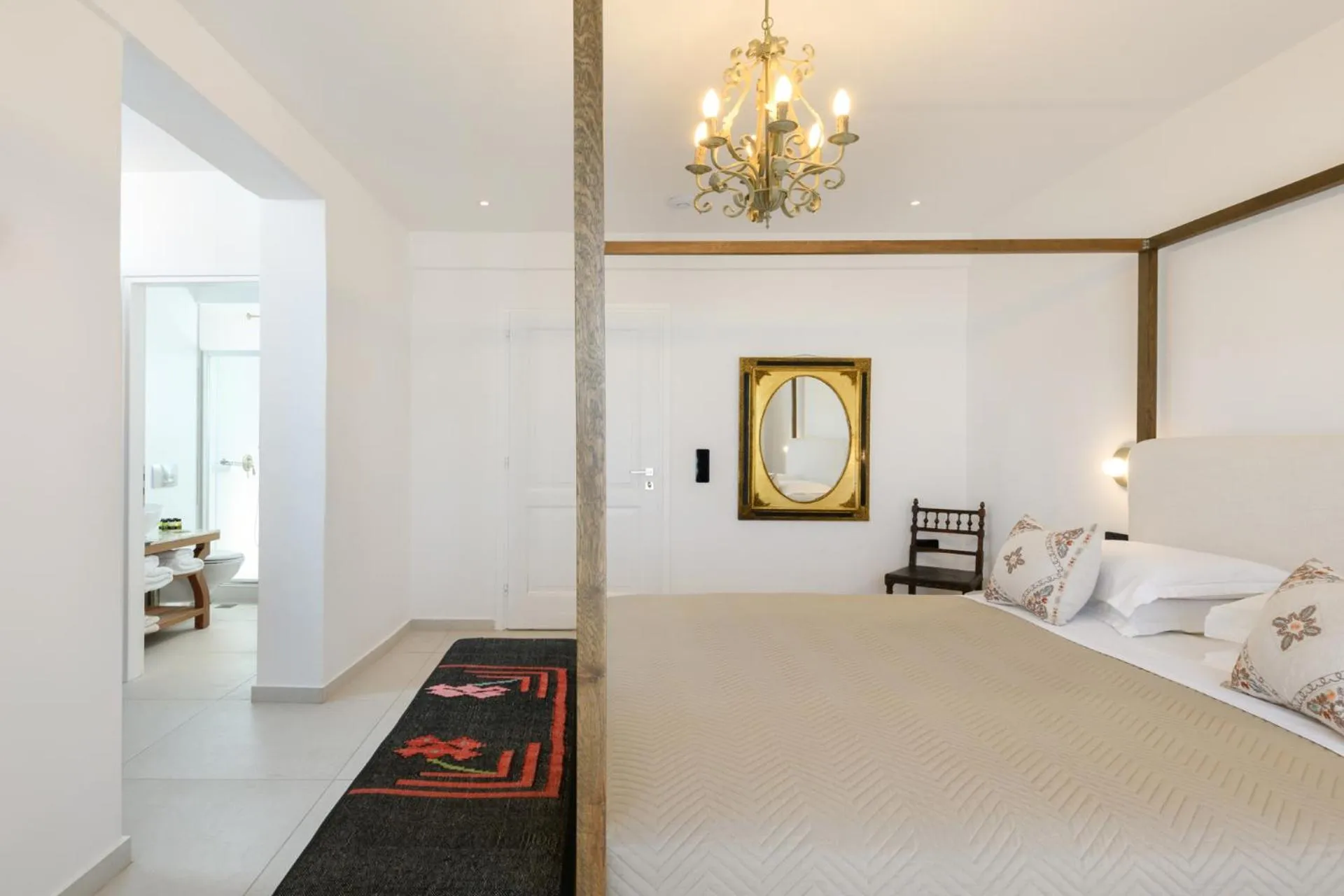 Bathroom, Bed in Kallisti Paros