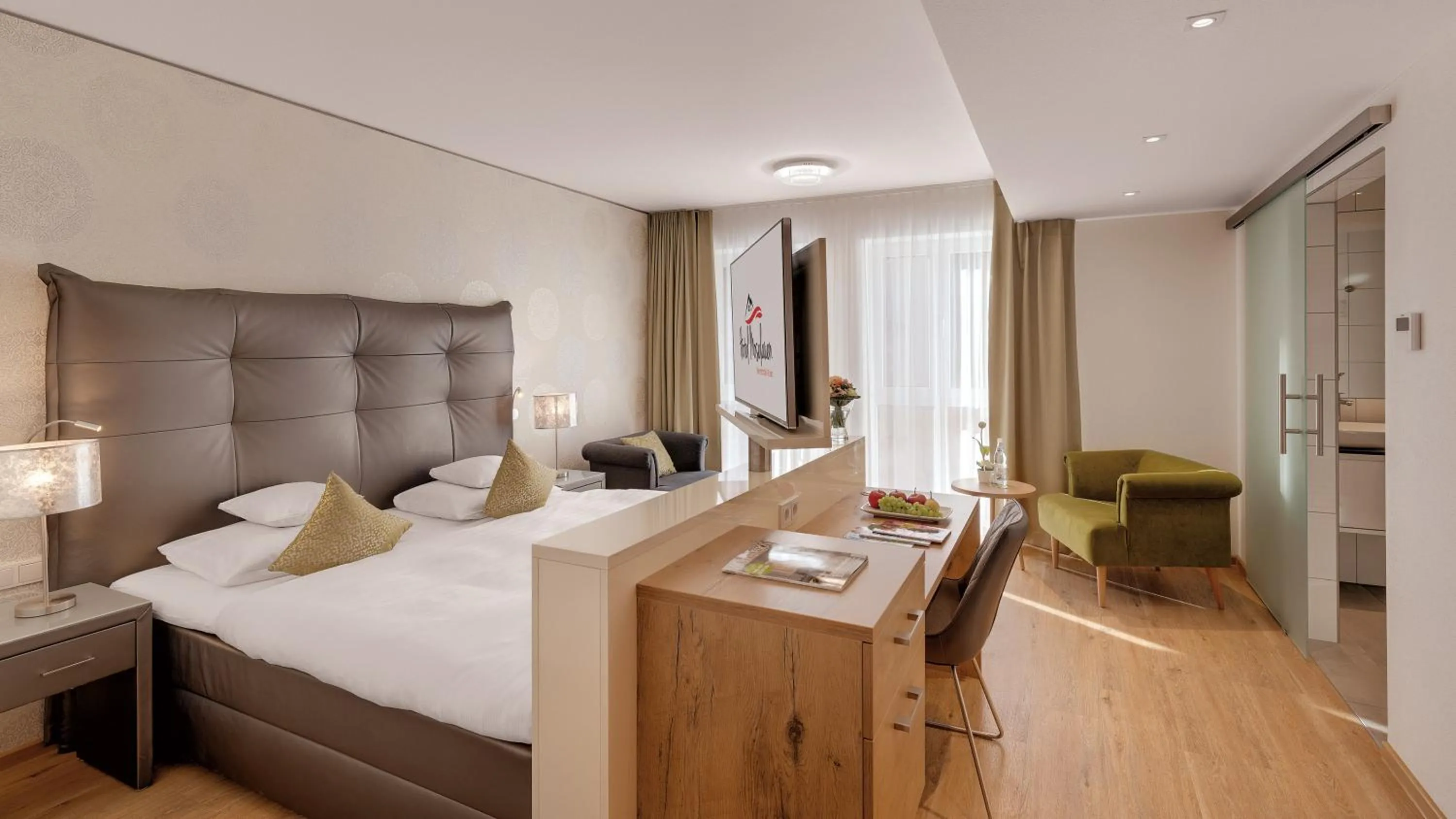 Bed in Hotel Moselauen