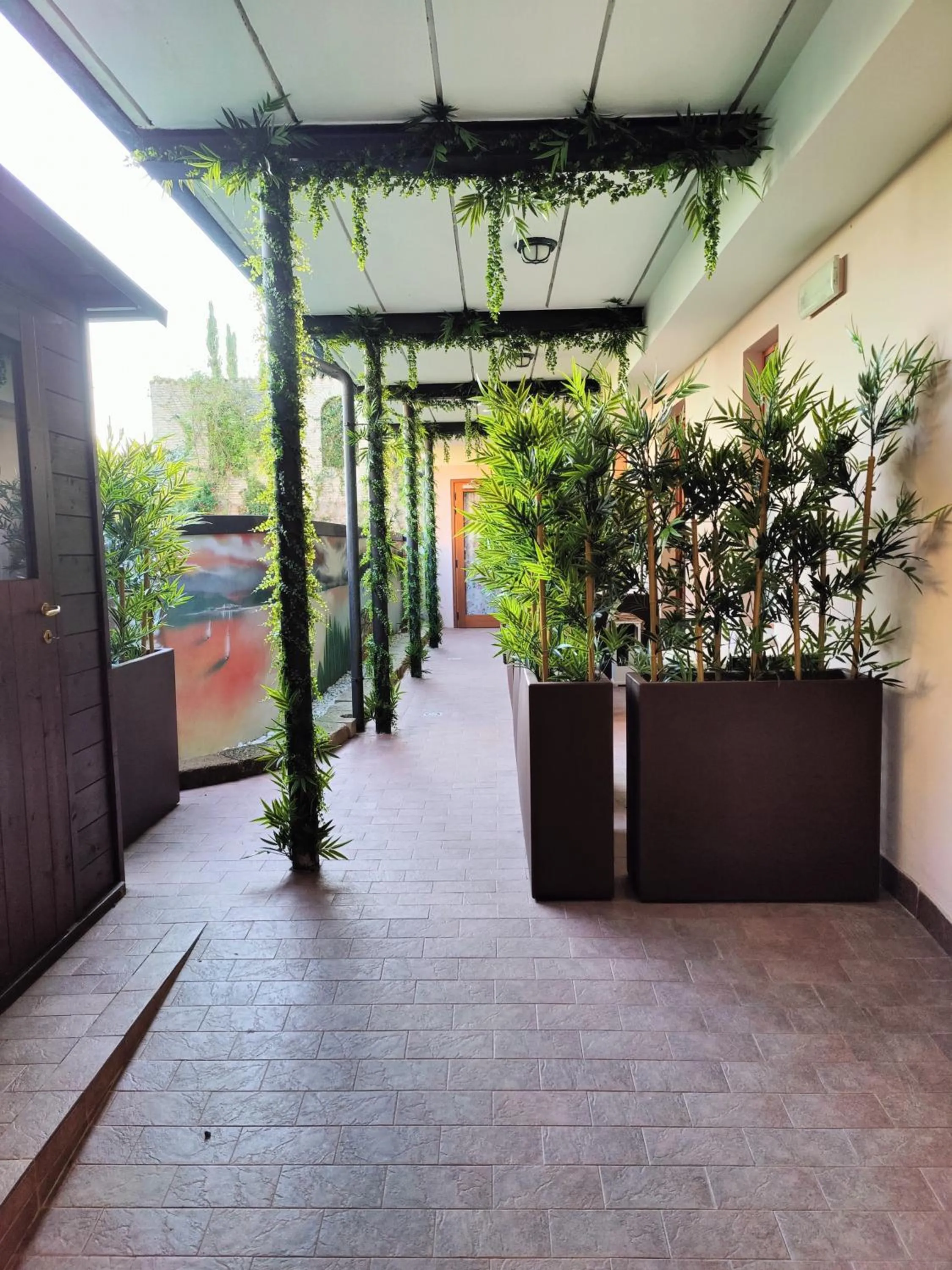 Patio in Hotel Meridiana