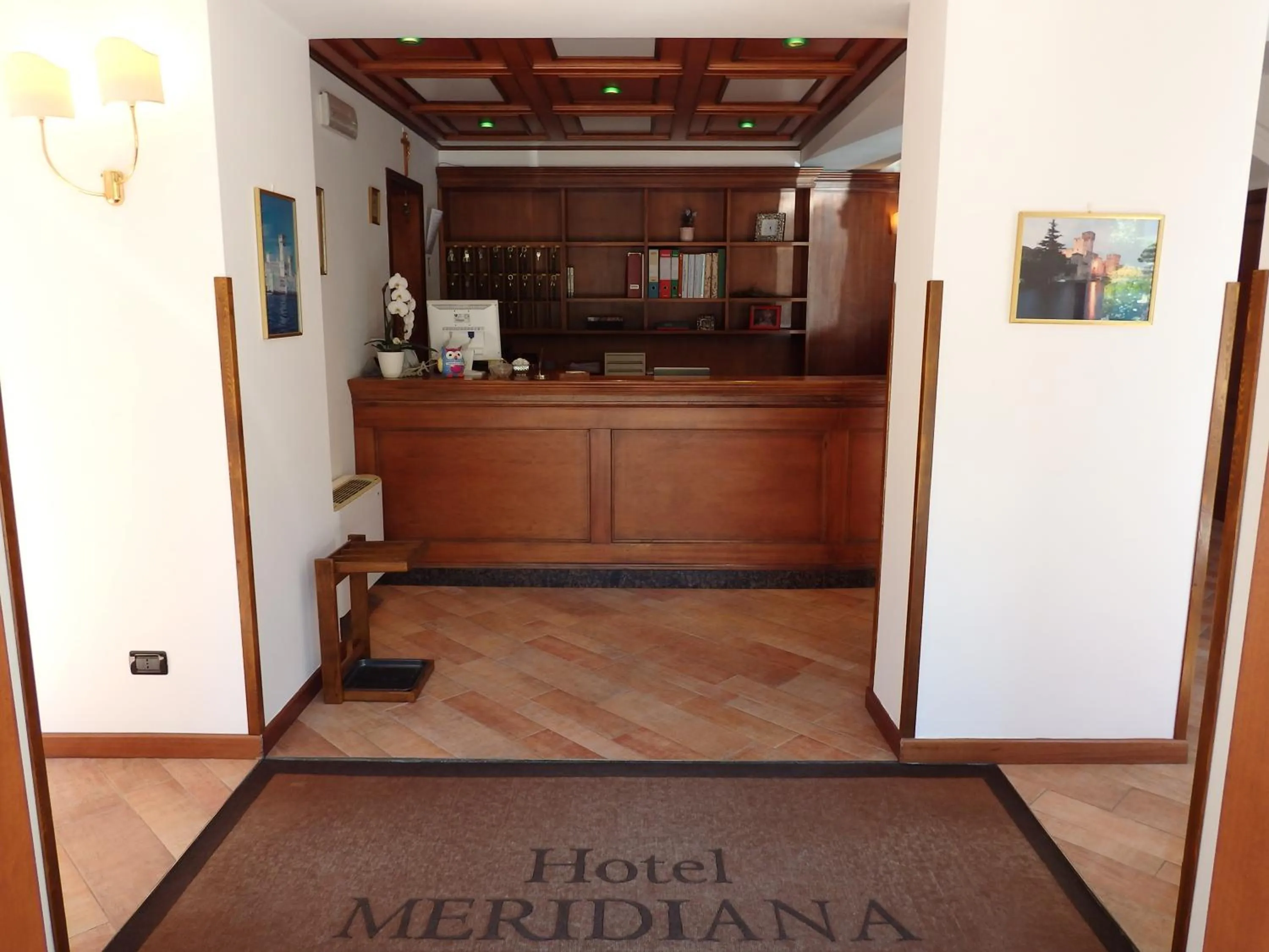 Lobby or reception in Hotel Meridiana