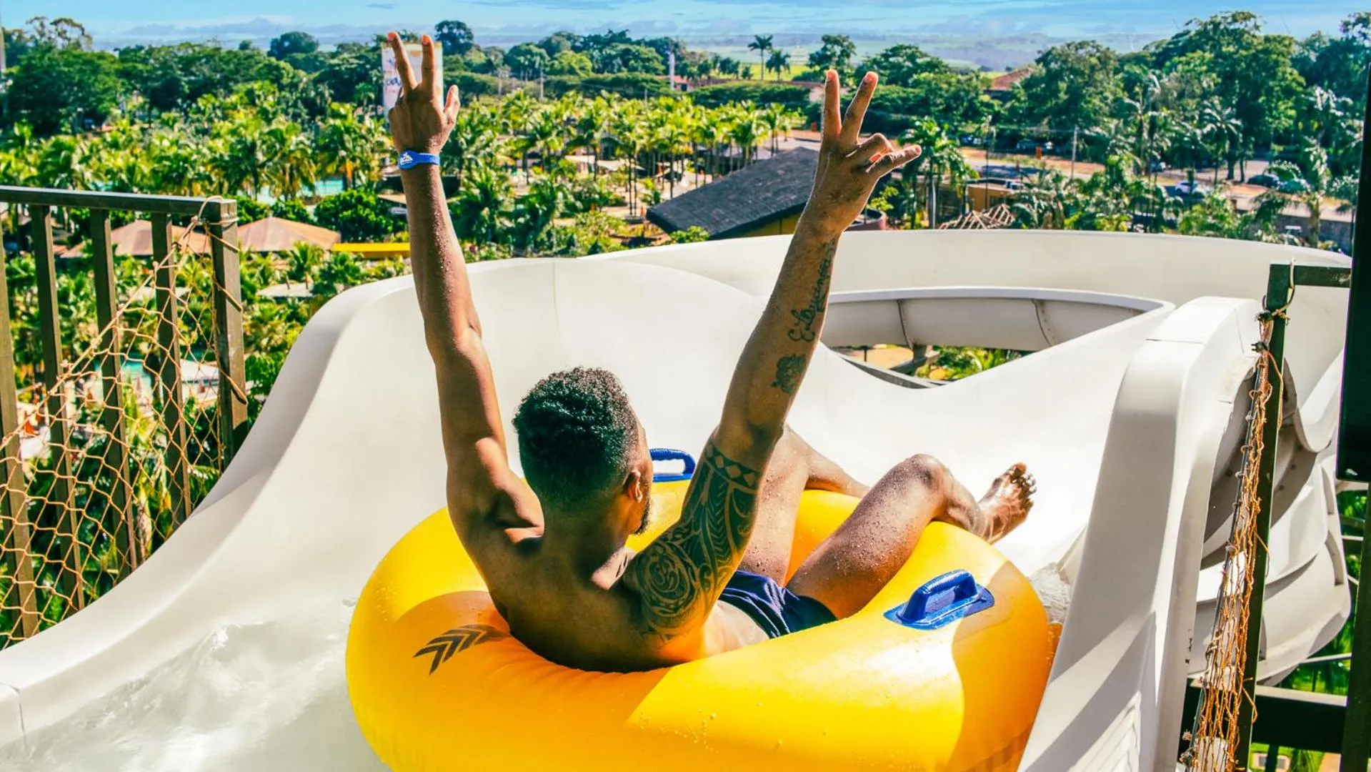 Aqua park in Hot Beach Resort