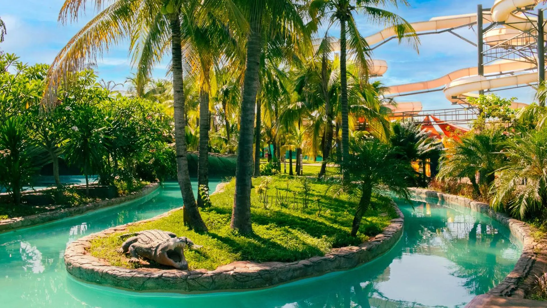 Aqua park in Hot Beach Resort