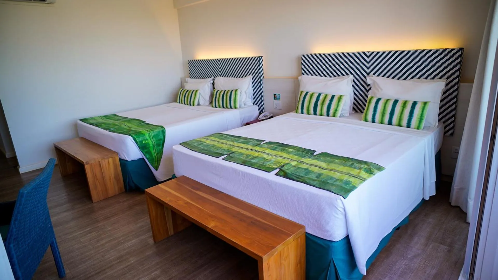 Bed in Hot Beach Resort